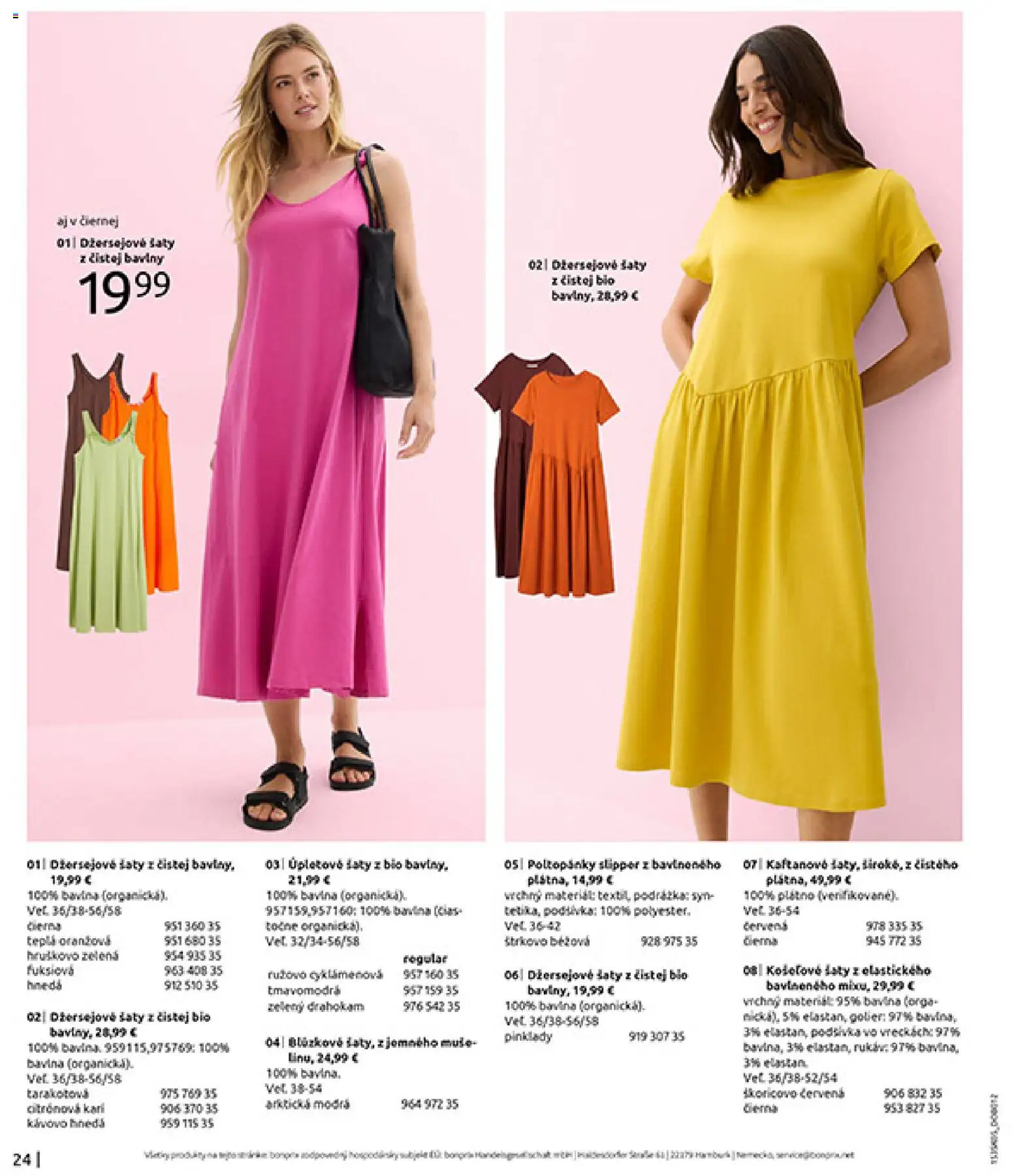 Nové Bonprix akcie – leták je platný od 01.01.2026 | Strana: 26 | Produkty: Šaty