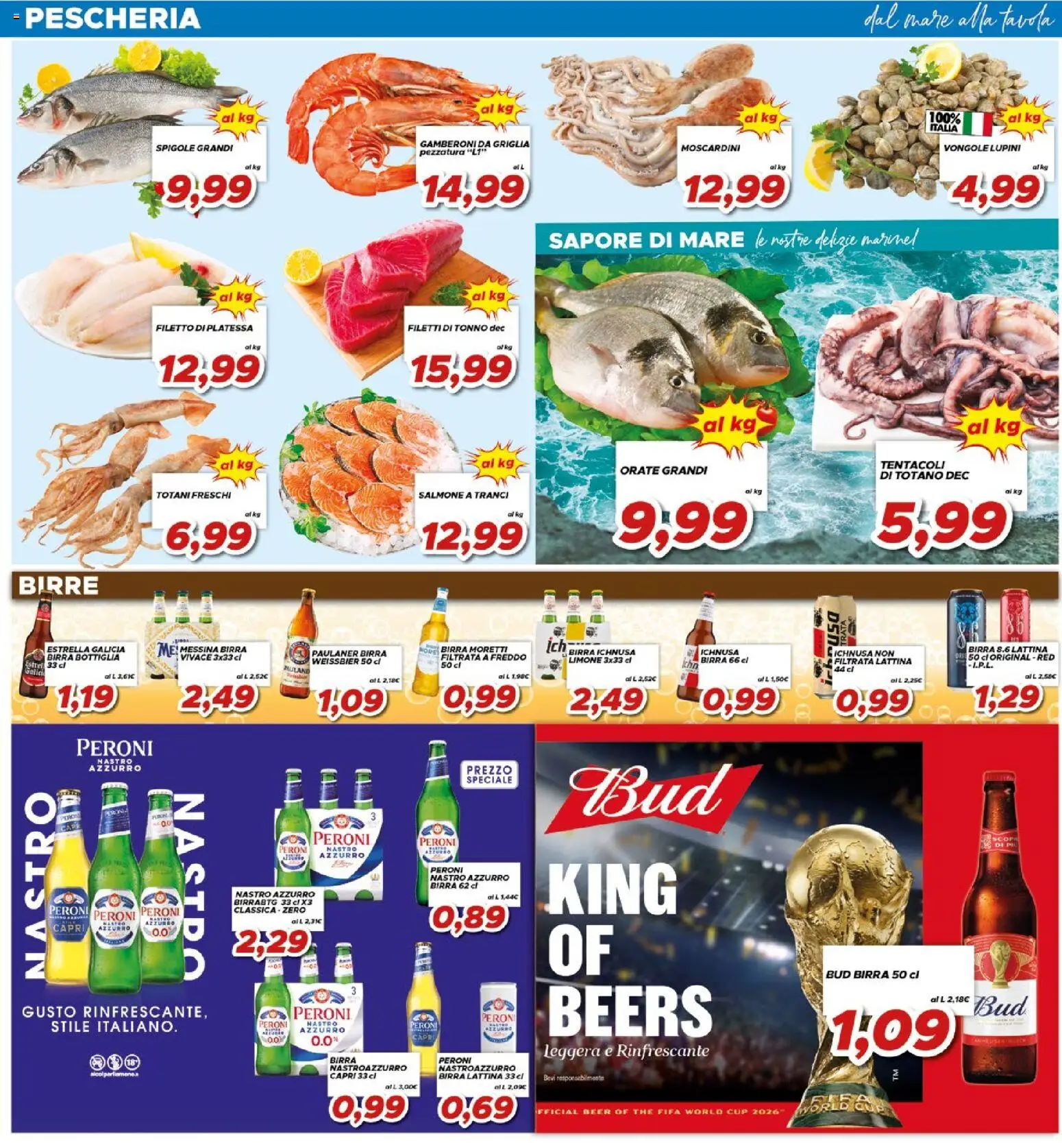 Volantino Ma Supermercati del 10/07/2026 | Pagina: 5 | Prodotti: Birra, The, Totano, Bottiglia
