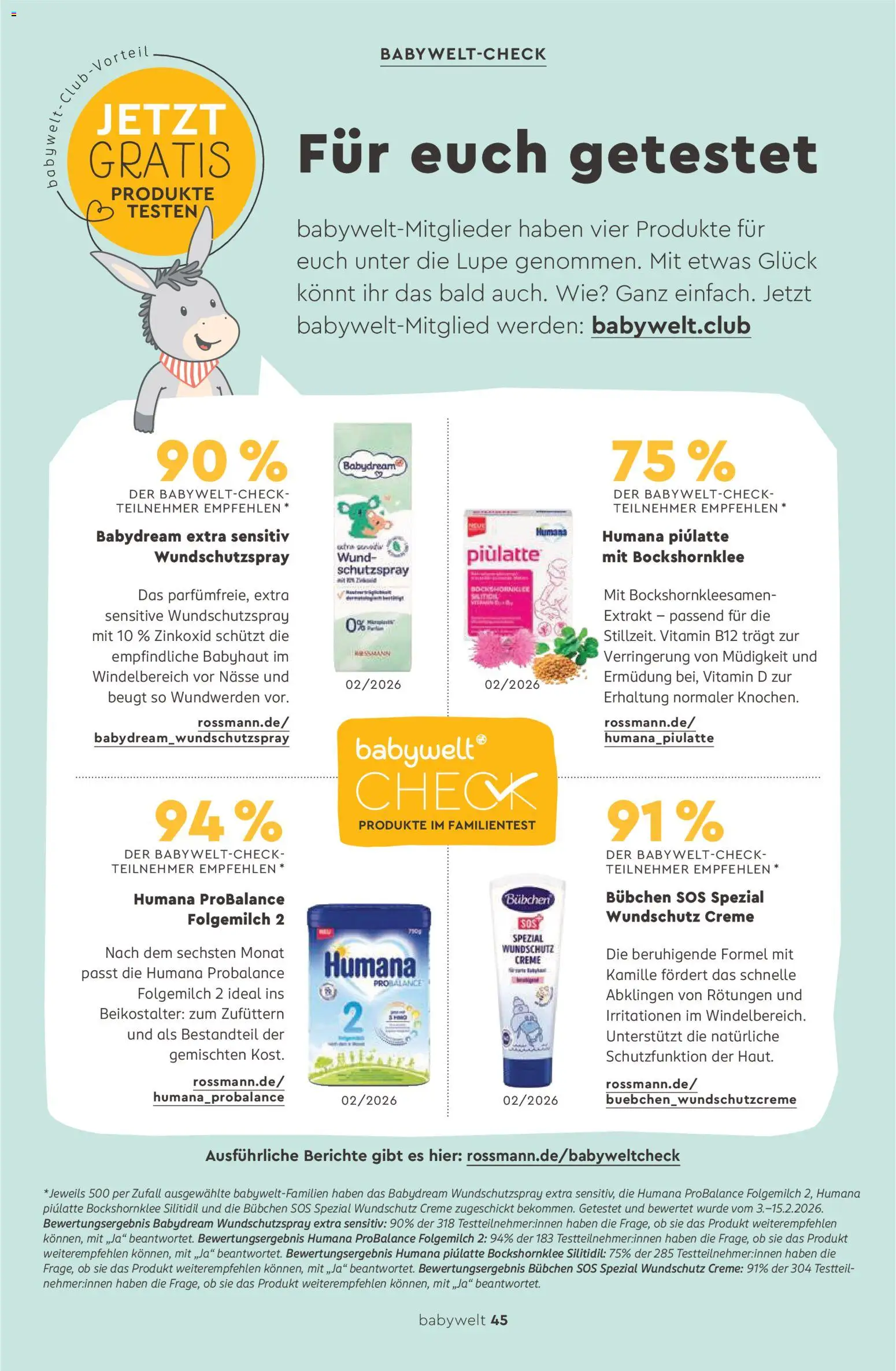 Rossmann Babywelt – gültig ab 06.06.2026 | Seite: 45 | Produkte: Creme