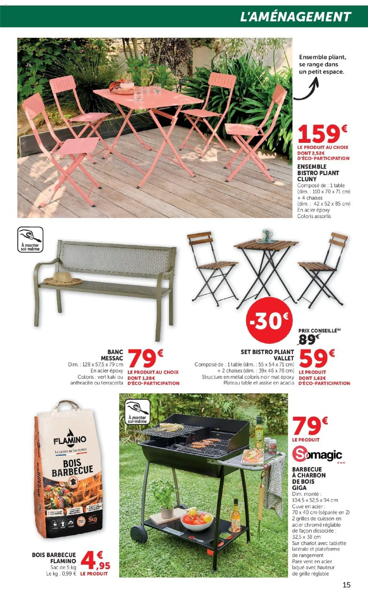 {H1} | Page: 15 | Produits: Sac, Plateau, Kaki, Table