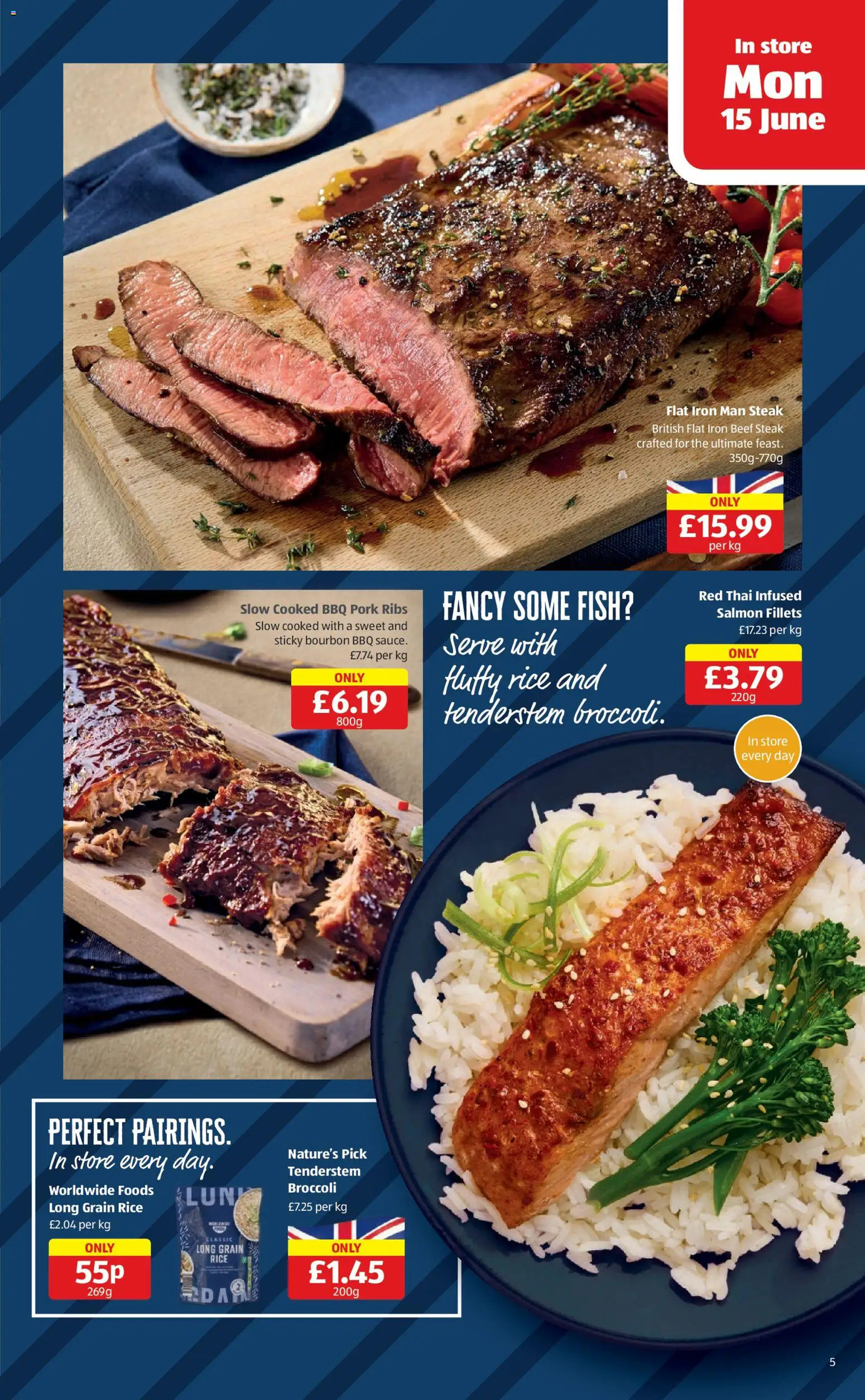 {H1} | Page: 5 | Products: Salmon, Fish, Beef, Iron