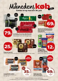 Carlsberg, Coca-Cola eller Monster, Flere varianter. 8 x 50 cl./18 x 33 cl./24 x 25 cl. gyldig fra 26/06/2026 | Side: 23