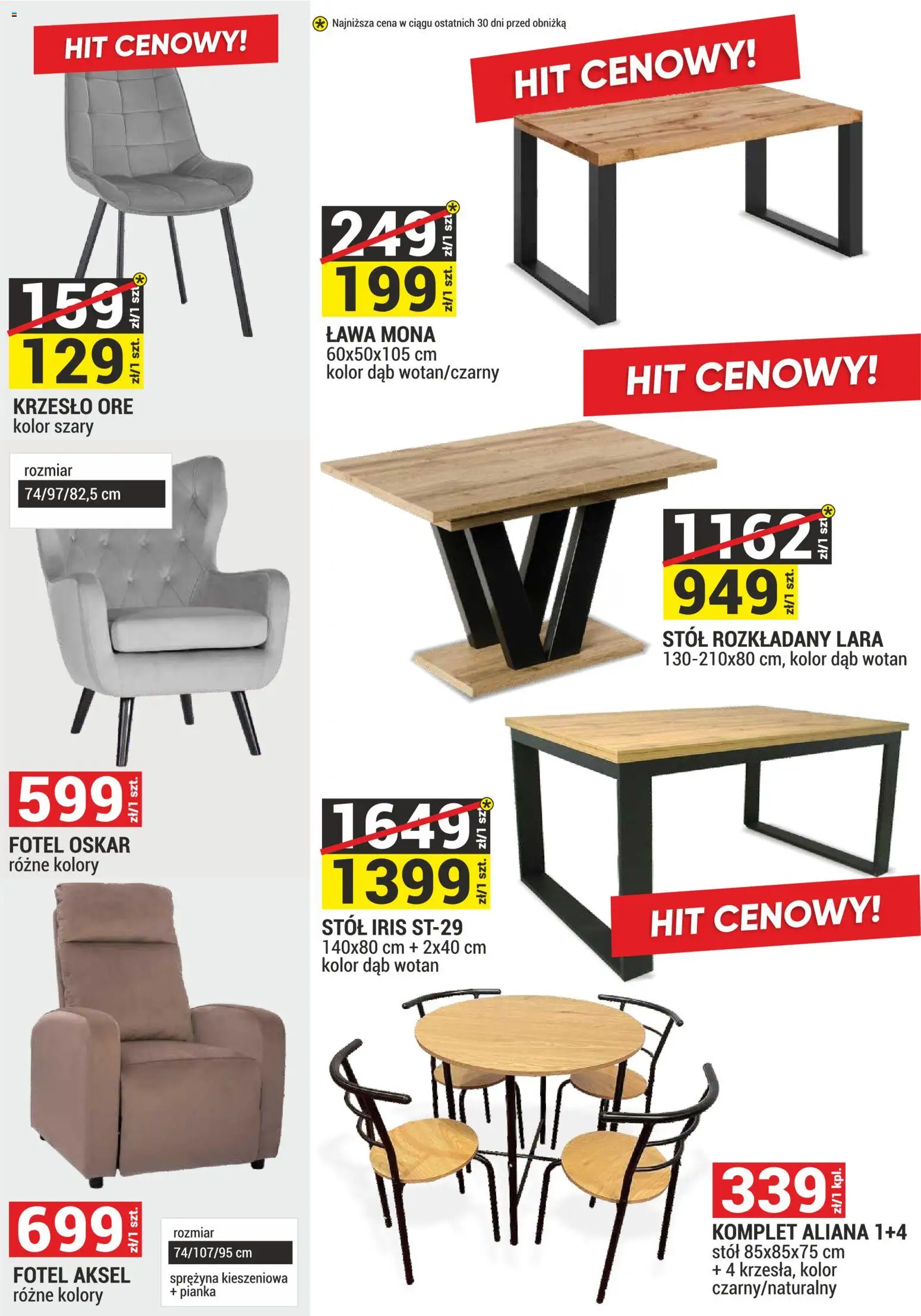 Merkury Market gazetka - Meble od 01.10.2026 | Strona: 9 | Produkty: Fotel, Stół, Krzesło