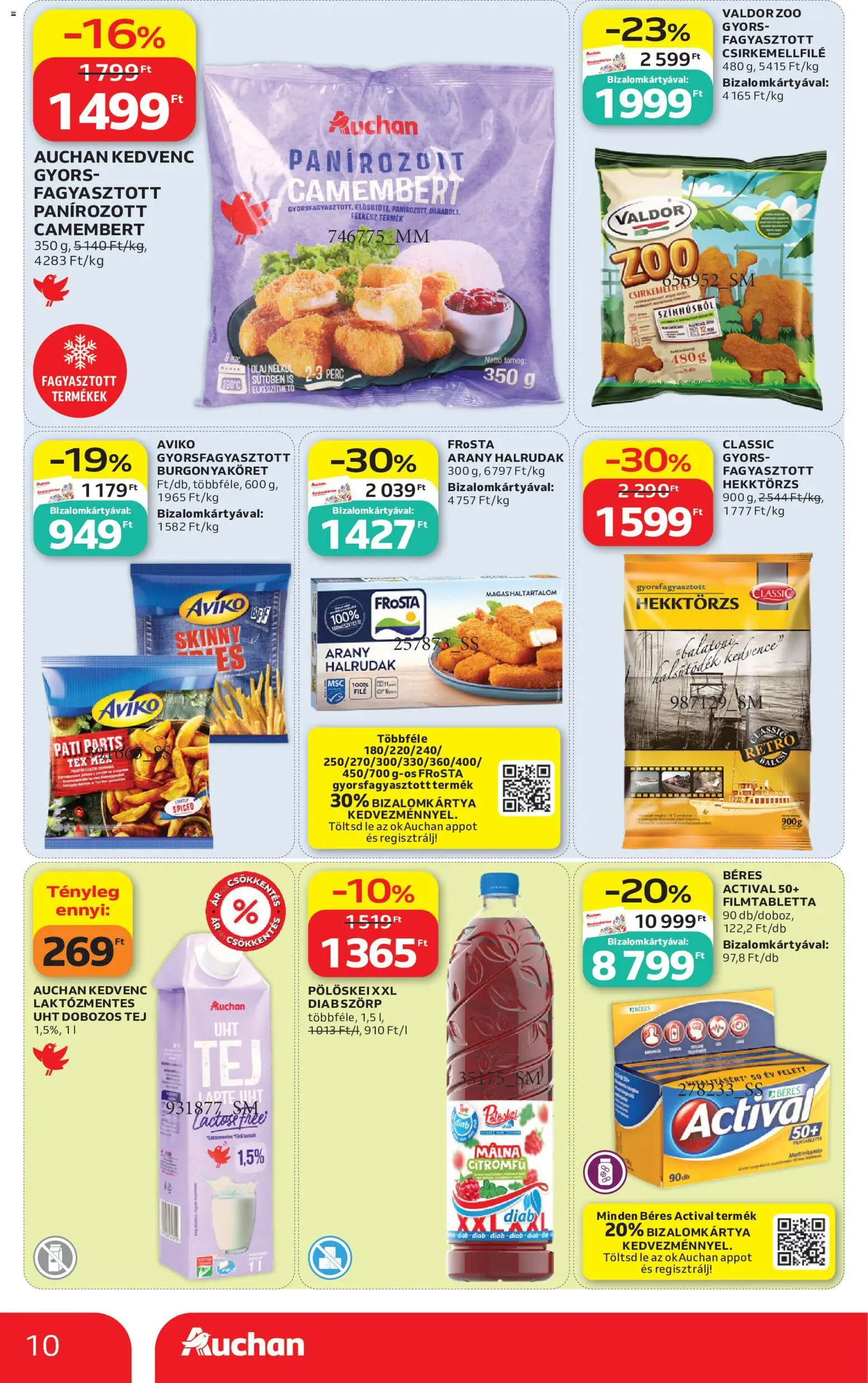 Auchan akciós ujság - amely érvényes a következő dátumtól: 2026.10.29. | Oldal: 10