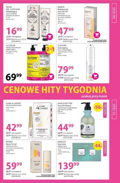 Pogląd oferty "PASTA DEL CAPITANO Wybielająca, pasta do zębów z aktywnym tlenem, 75 ml" - ważna od 04.05.2026 | Strona: 7 | Produkty: Szampon, Krem, Pasta do zębów, Serum do twarzy