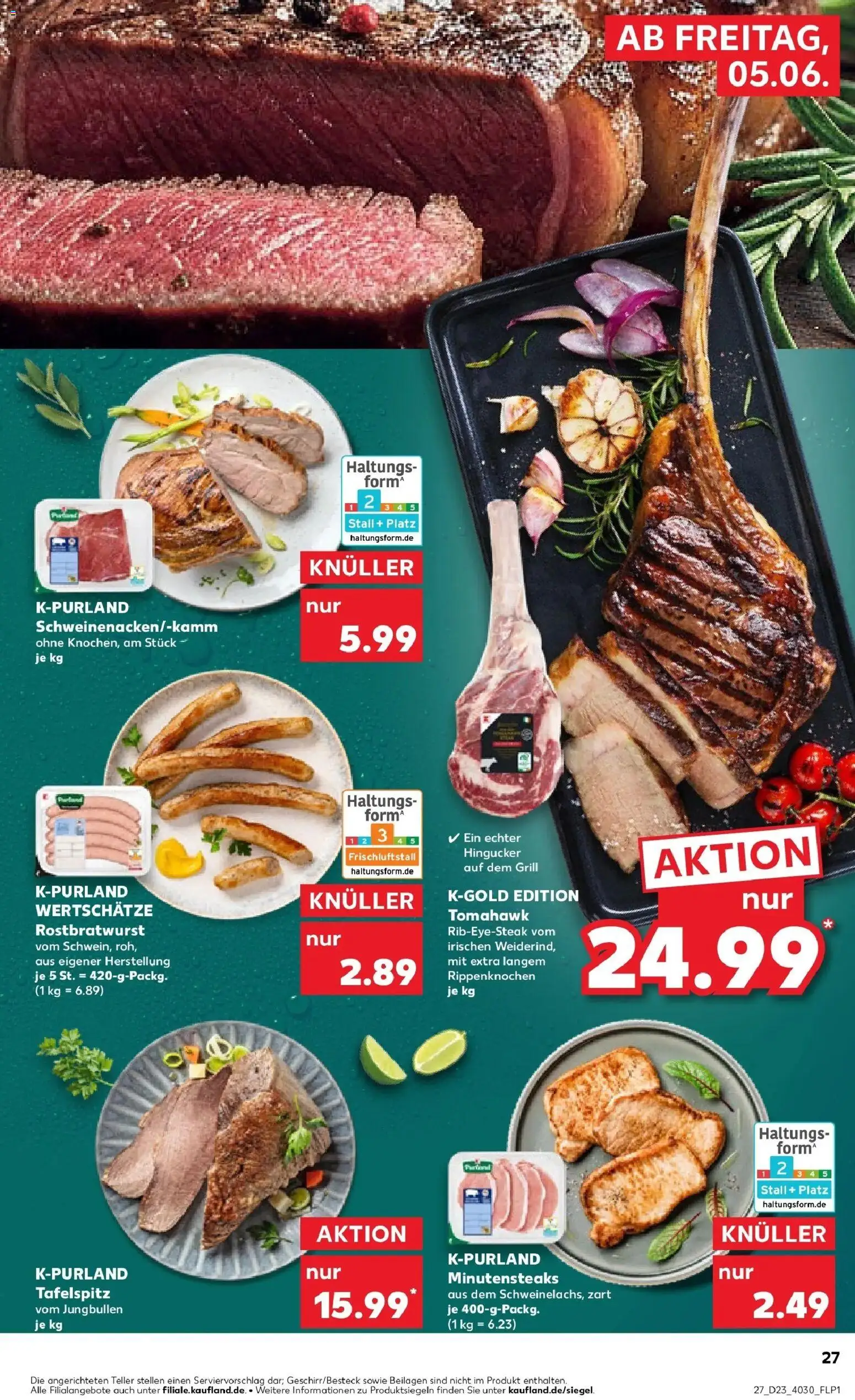 Kaufland Prospekt Backnang – gültig ab 01.06.2026 | Seite: 34 | Produkte: Tafelspitz, Grill, Steak