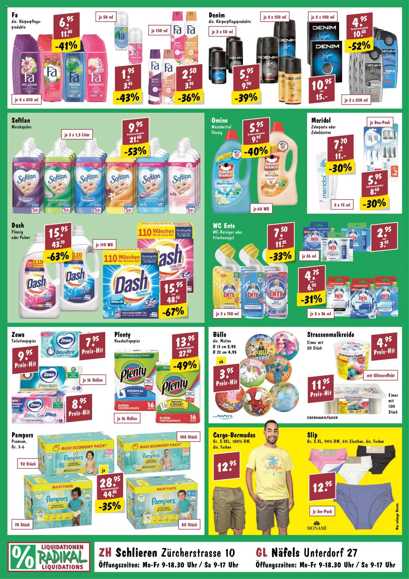 Radikal aktionen – gültig ab 10.06.2026 | Seite: 2 | Produkte: Zahnpasta, Weichspüler, Waschmittel, Toilettenpapier