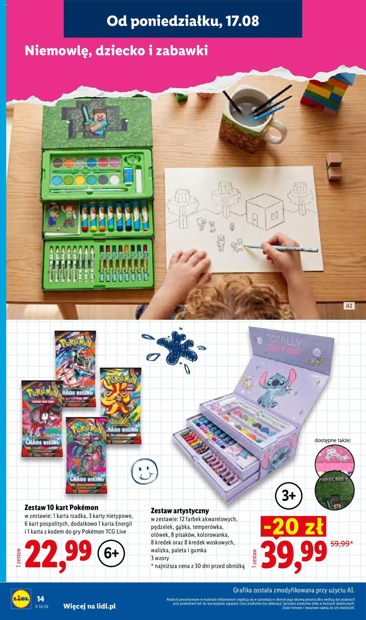 Lidl Polsko katalog od 17.08.2026 | Strana: 14 | Produkty: Karty