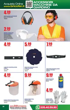Anteprima del volantino Bricofer volantino Primavera Estate valido a partire dal 14/04/2026 | Pagina: 94 | Prodotti: Bovino, Schermo, Guanti, Decespugliatore
