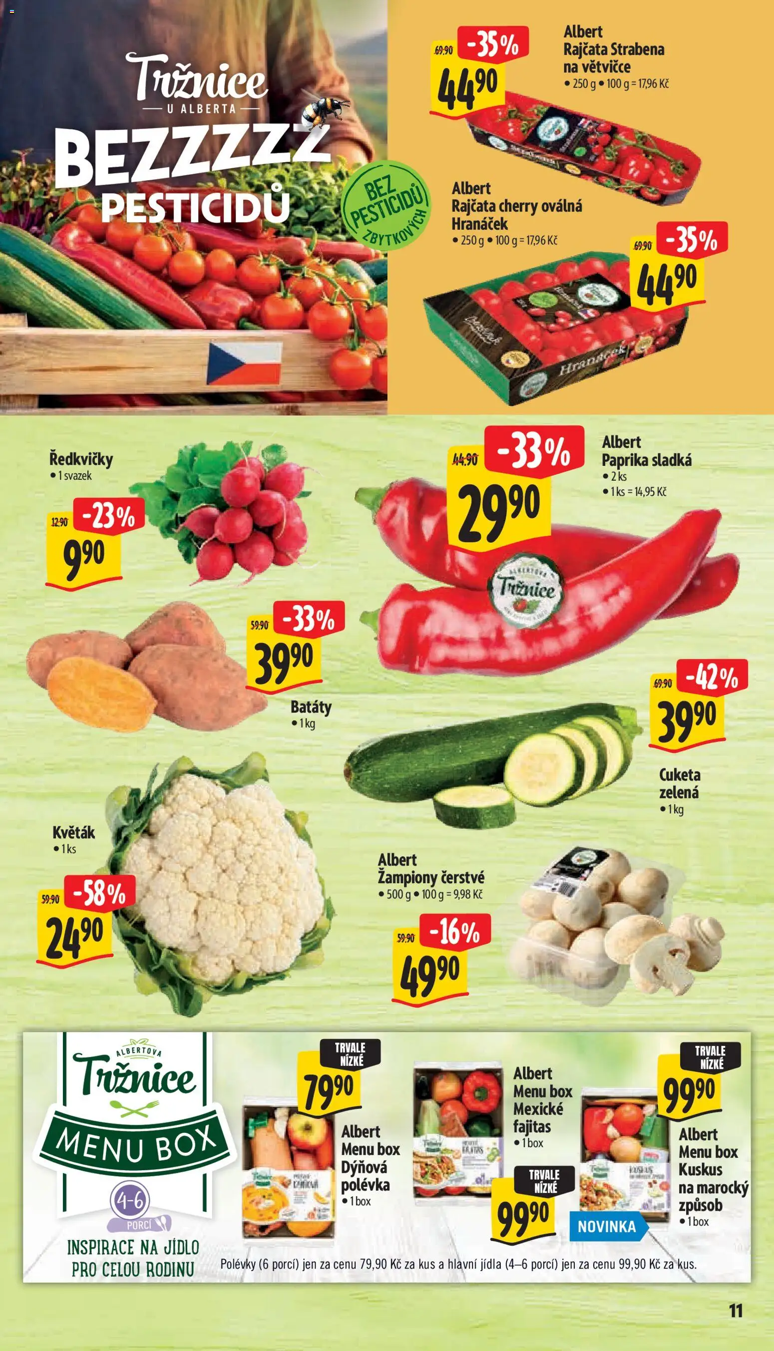 Albert leták - Hypermarket - Znojmo od 14.10.2026 | Strana: 26 | Produkty: Cuketa, Paprika, Ředkvičky, Polévky