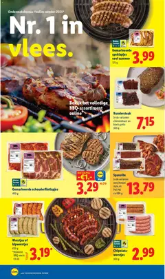 Worstjes of kipworstjes, 420 g *Kipworst. BBQ worst €3.59. - Voorbeeld van een folder van Lidl, geldig van 01.06.2026 | Pagina: 20