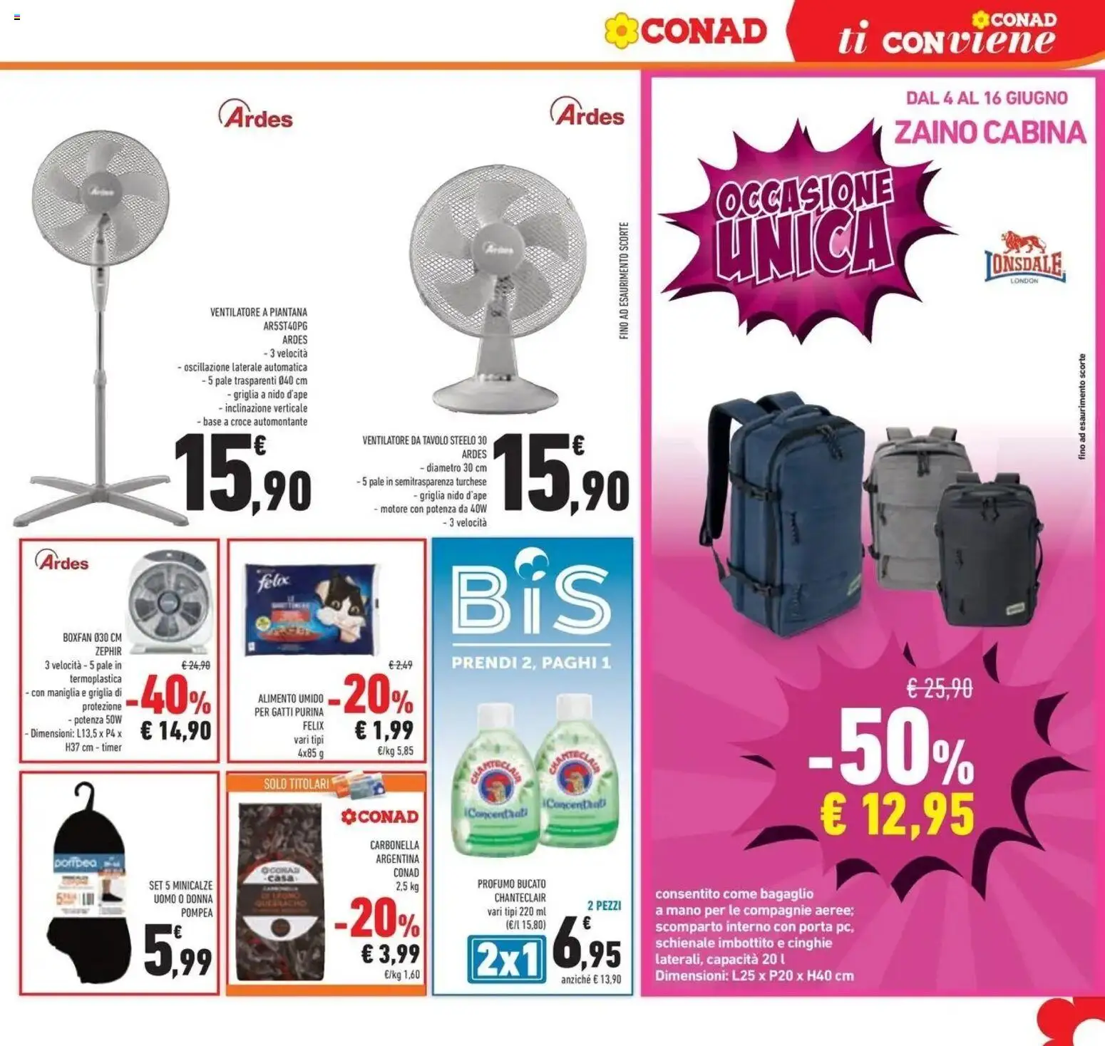 Volantino Conad del 03/06/2026 | Pagina: 27 | Prodotti: Ventilatore, Fan, Tavolo, Profumo