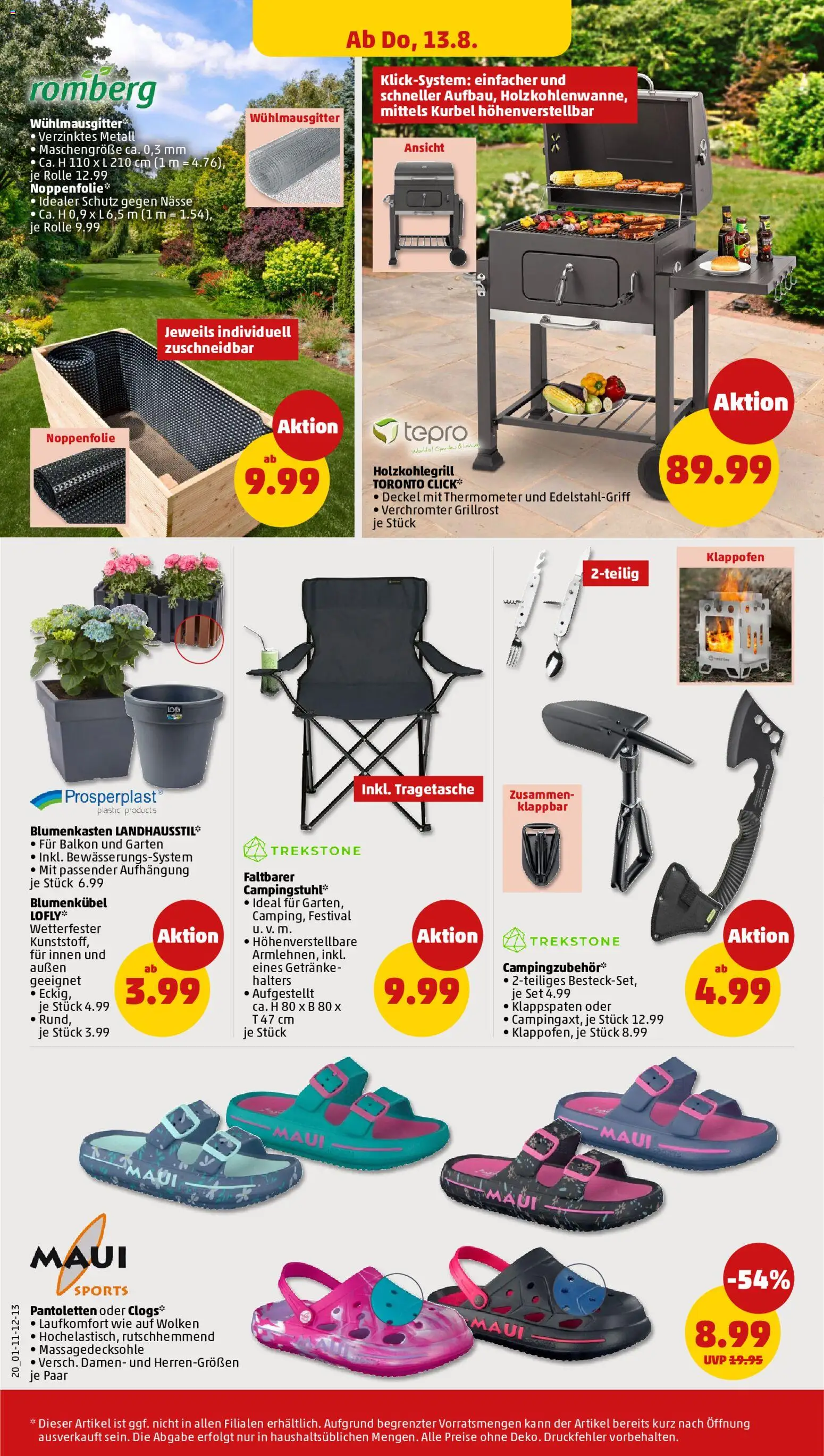 Penny Prospekt – gültig ab 10.08.2026 | Seite: 22 | Produkte: Grill, Thermometer, Box