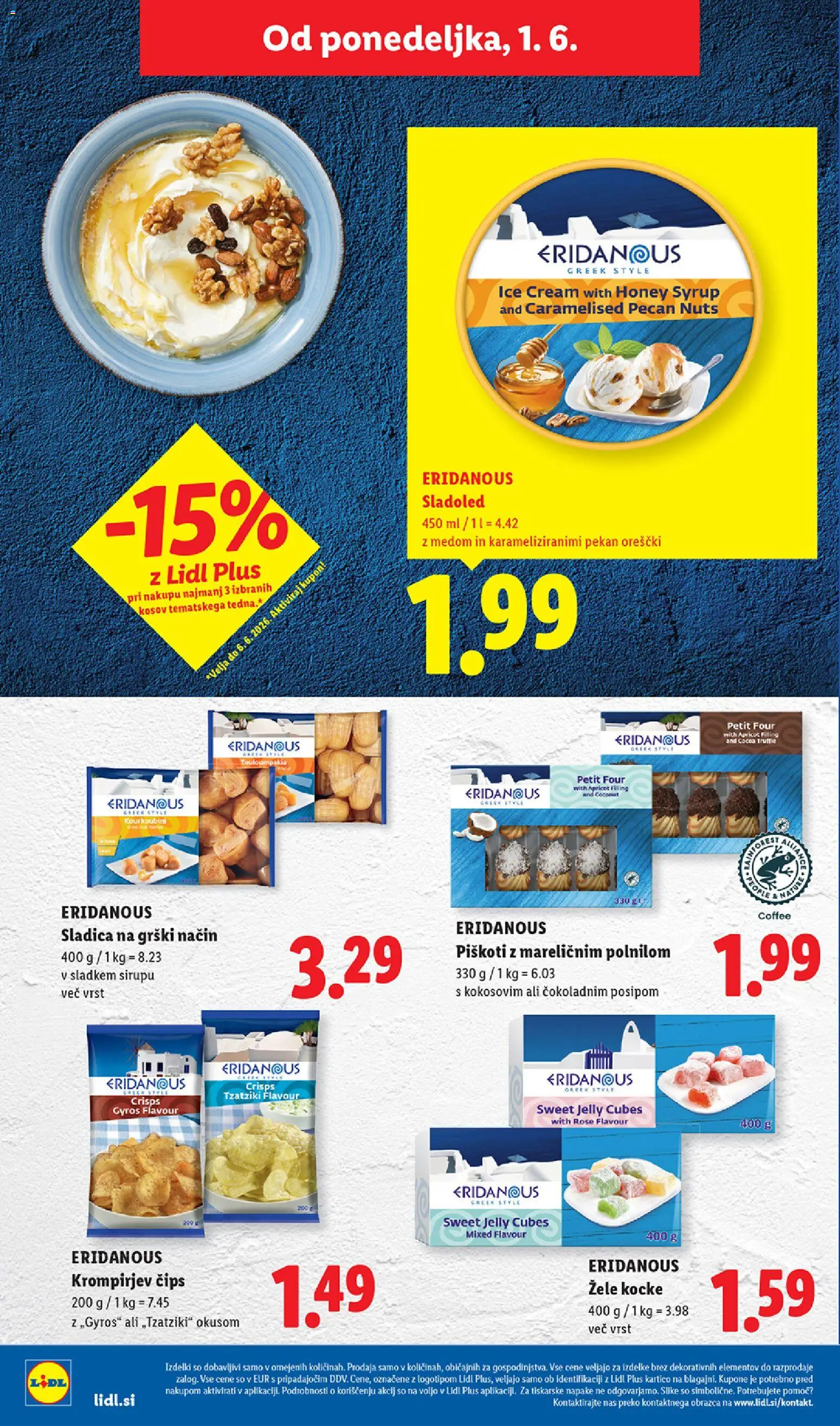 Novi Lidl katalog ponudbe – veljaven od 28.05.2026 | Stran: 54 | Izdelki: Cips, Orescki, Piskoti, Sladoled