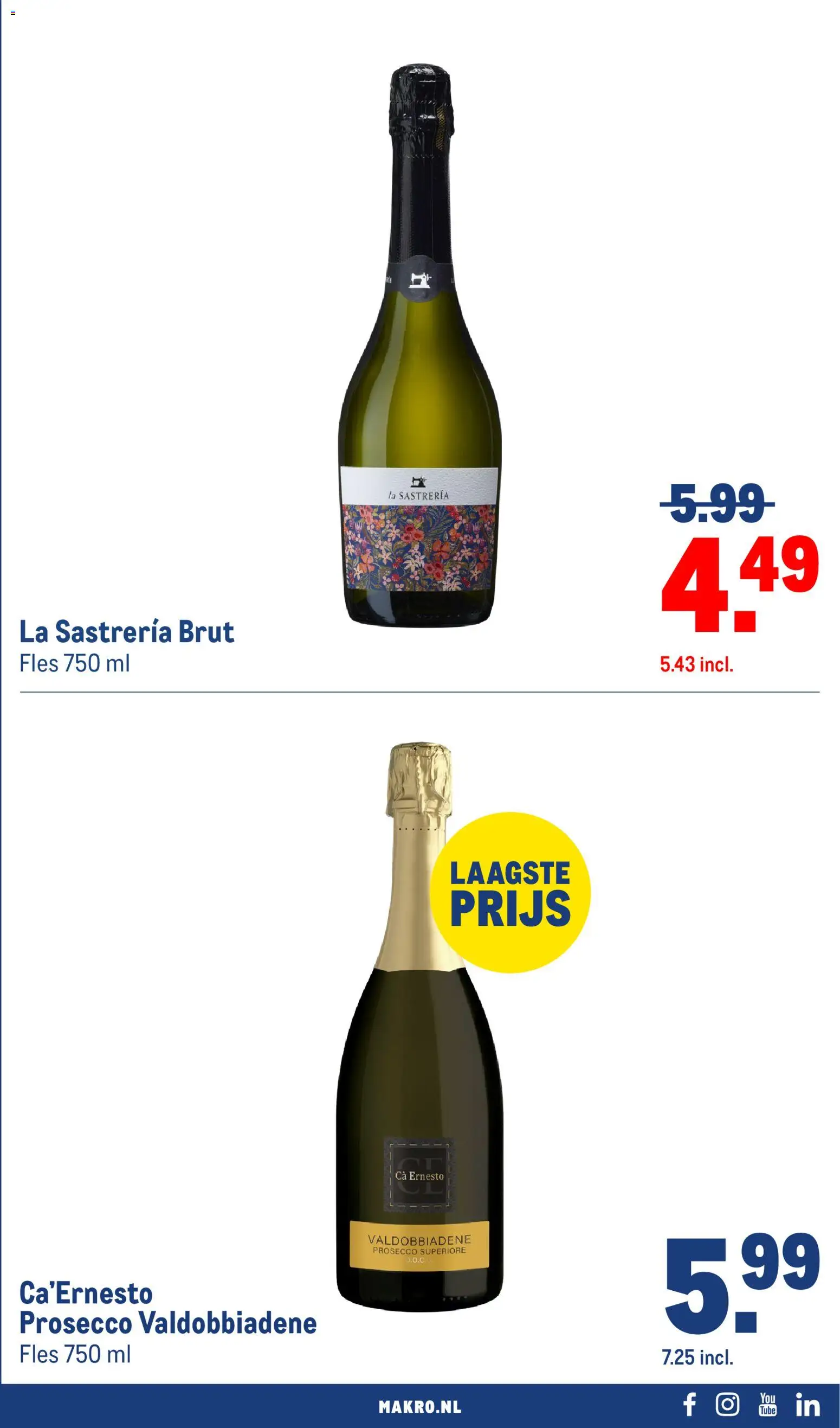 {H1} | Pagina: 65 | Producten: Fles, La, Prosecco
