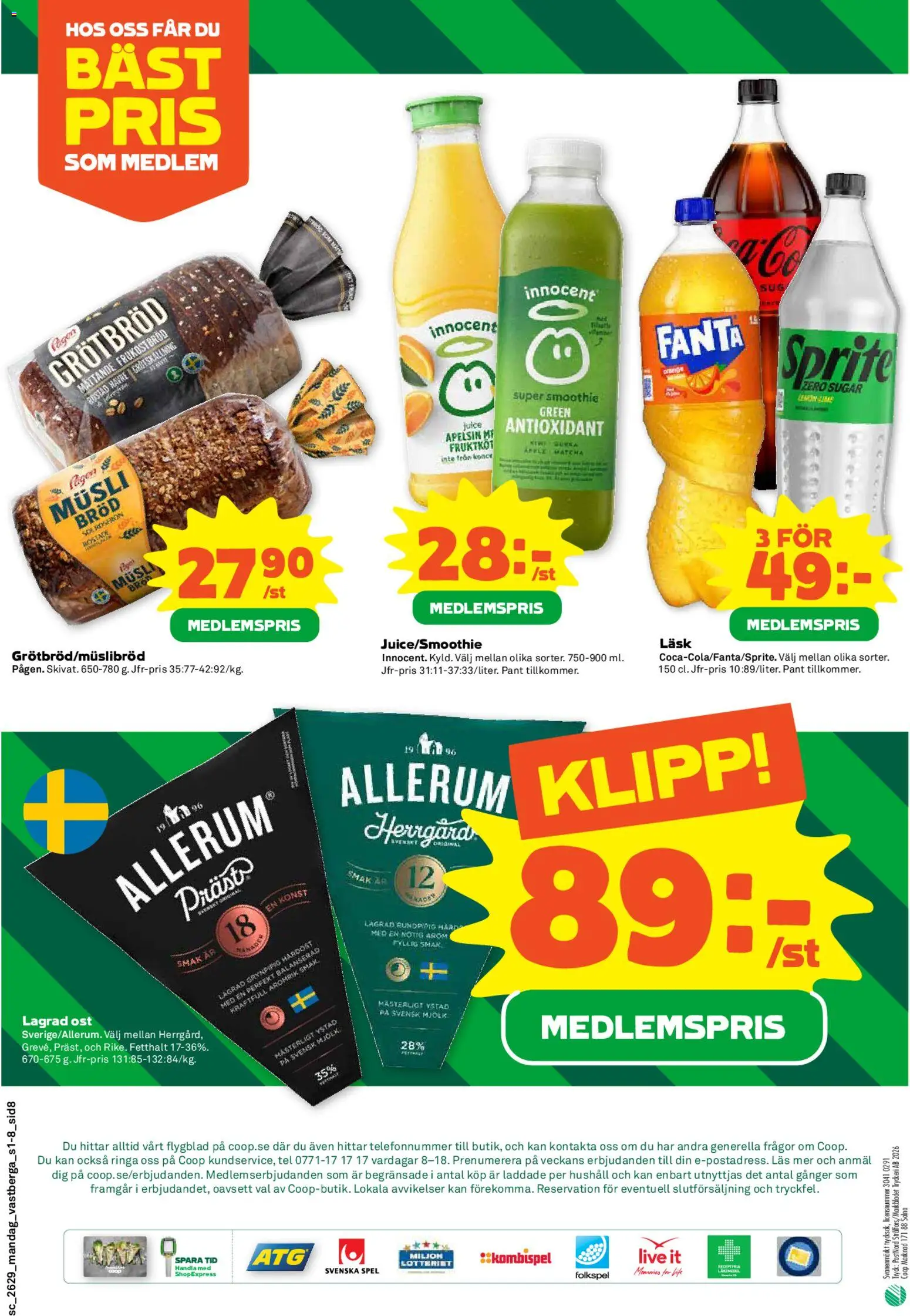 Coop Forum reklamblad aktuell från 13/07/2026 | Sida: 8