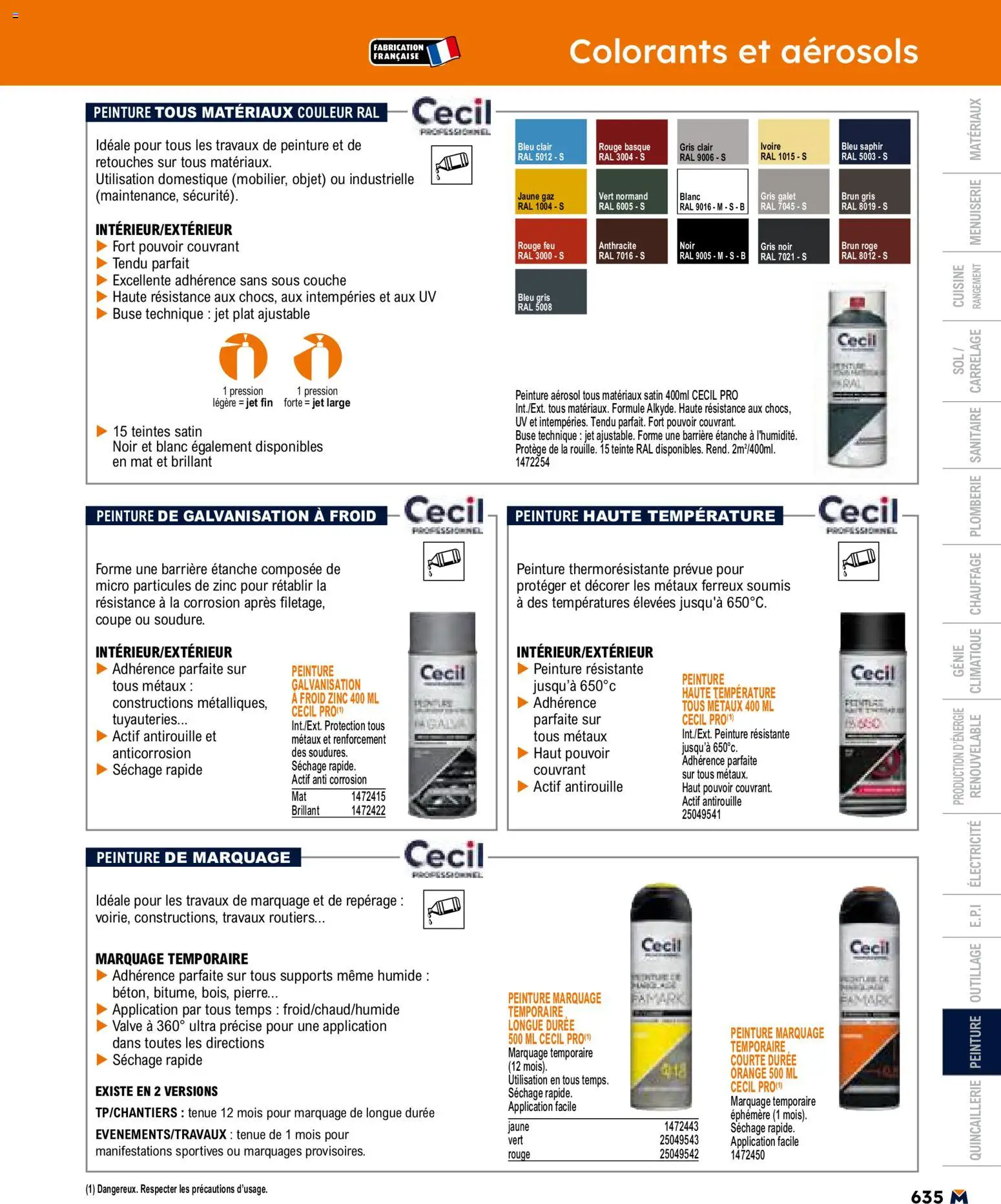 {H1} | Page: 635 | Produits: Orange