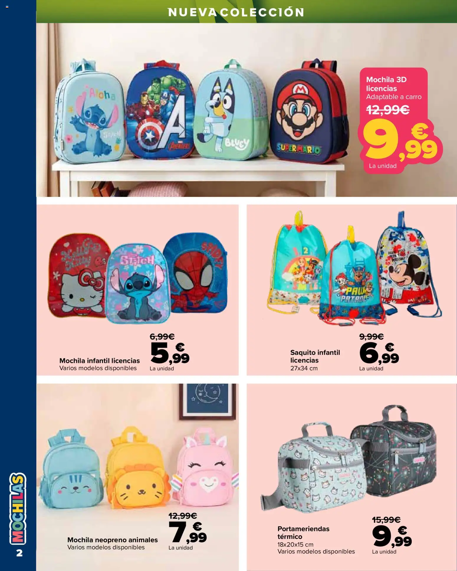 Carrefour Vuelta al cole │ válido desde el 18/08/2026 | Página: 2 | Productos: Mochila
