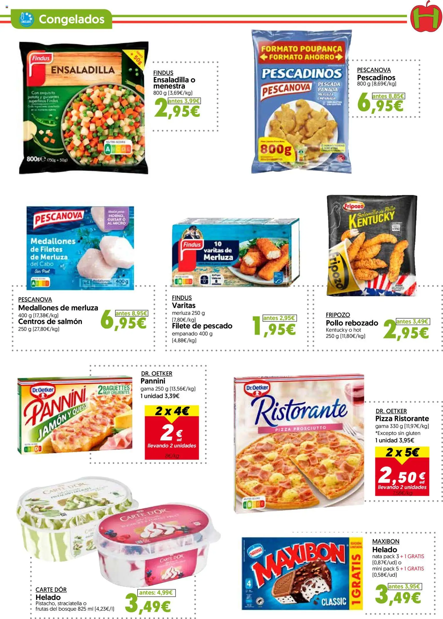 Hiper Usera folleto │ válido desde el 26/08/2026 | Página: 9 | Productos: Pizza, Salmón, Helado, Horno