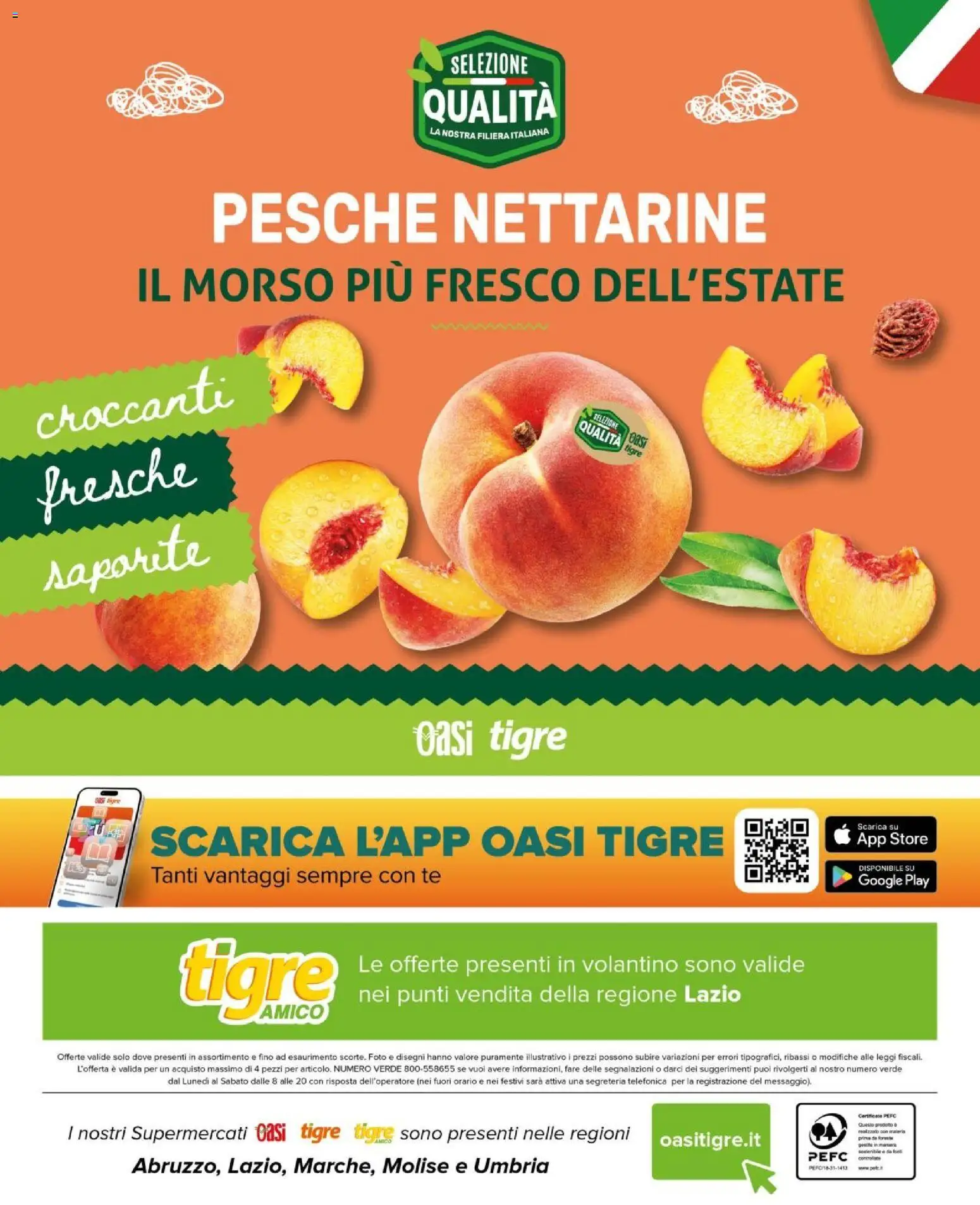 Volantino Tigre del 12/08/2026 | Pagina: 12 | Prodotti: Tè, Nettarine, Pesche