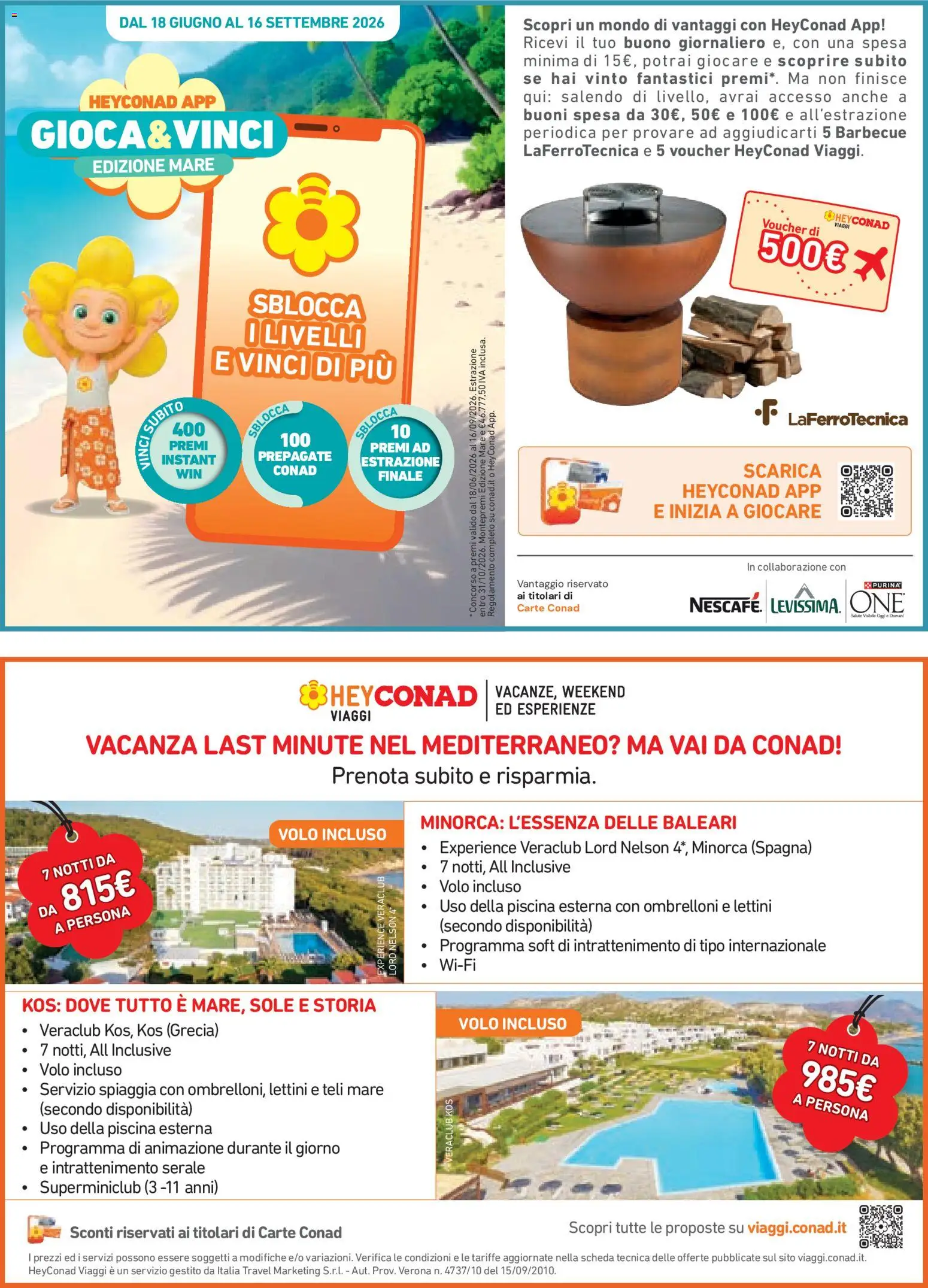 Volantino Conad del 01/07/2026 | Pagina: 16 | Prodotti: Barbecue, Piscina