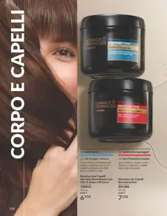 Anteprima del volantino Avon catalogo - campagna 8/2026 valido a partire dal 01/08/2026 | Pagina: 154 | Prodotti: Maschera per capelli, Maschera, Olio, Cocco
