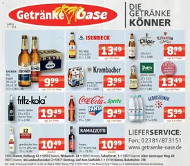 Angebote - Getränke Oase: Getränkeangebote ab 07.09.2026 gültig