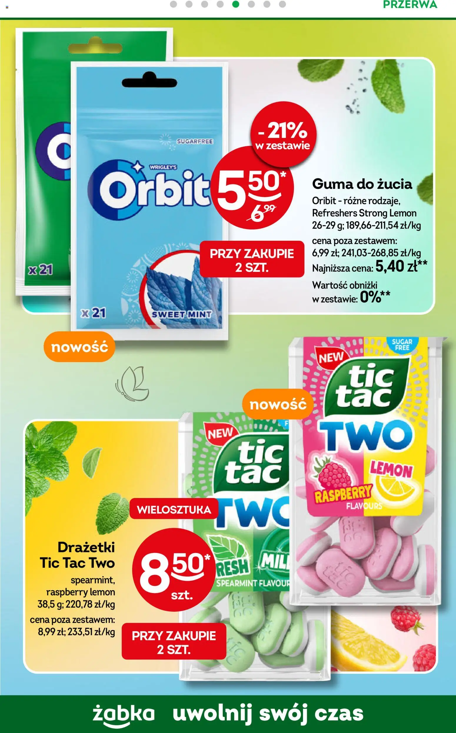 Żabka gazetka od 08.04.2026 | Strona: 64 | Produkty: Baton, Wafelki, Popcorn