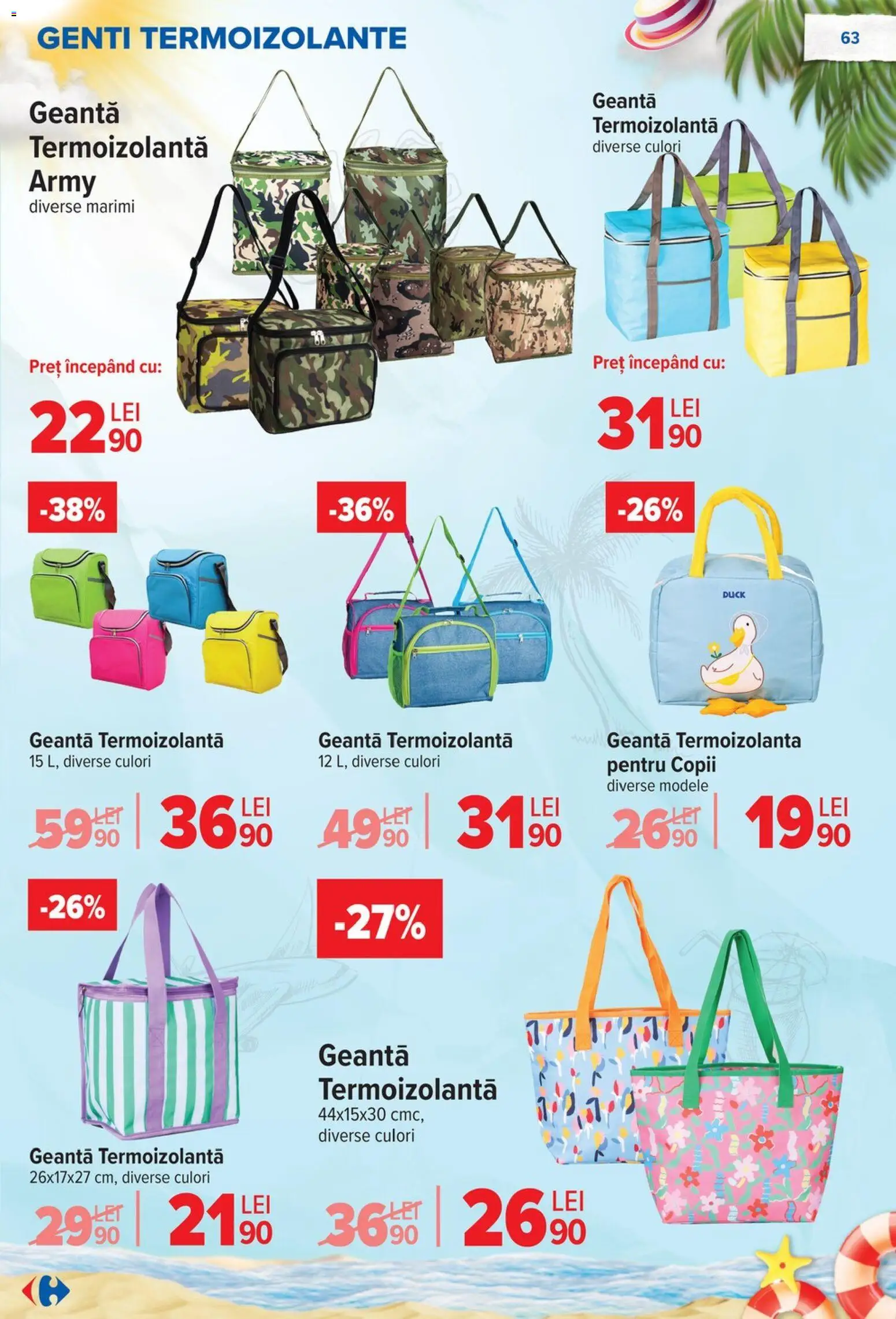 Noul catalog Carrefour – valabil de la 17.06.2026 | Pagină: 64 | Produse: Geantă