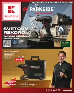 Kaufland SK Nonfood akciós újság - amely érvényes a következő dátumtól: 2026.09.24.