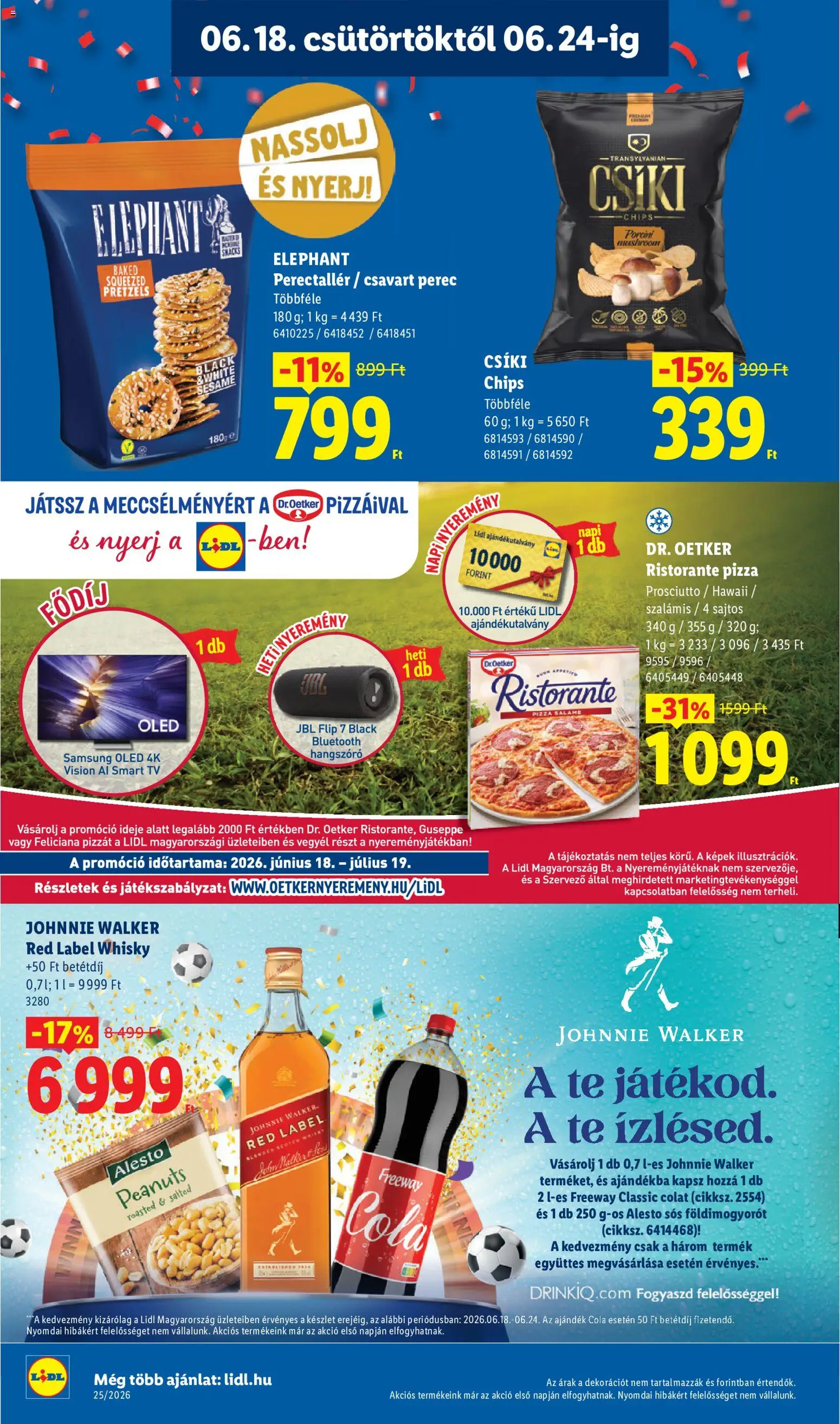 Lidl akciós ujság - amely érvényes a következő dátumtól: 18.06.2026 | Oldal: 18