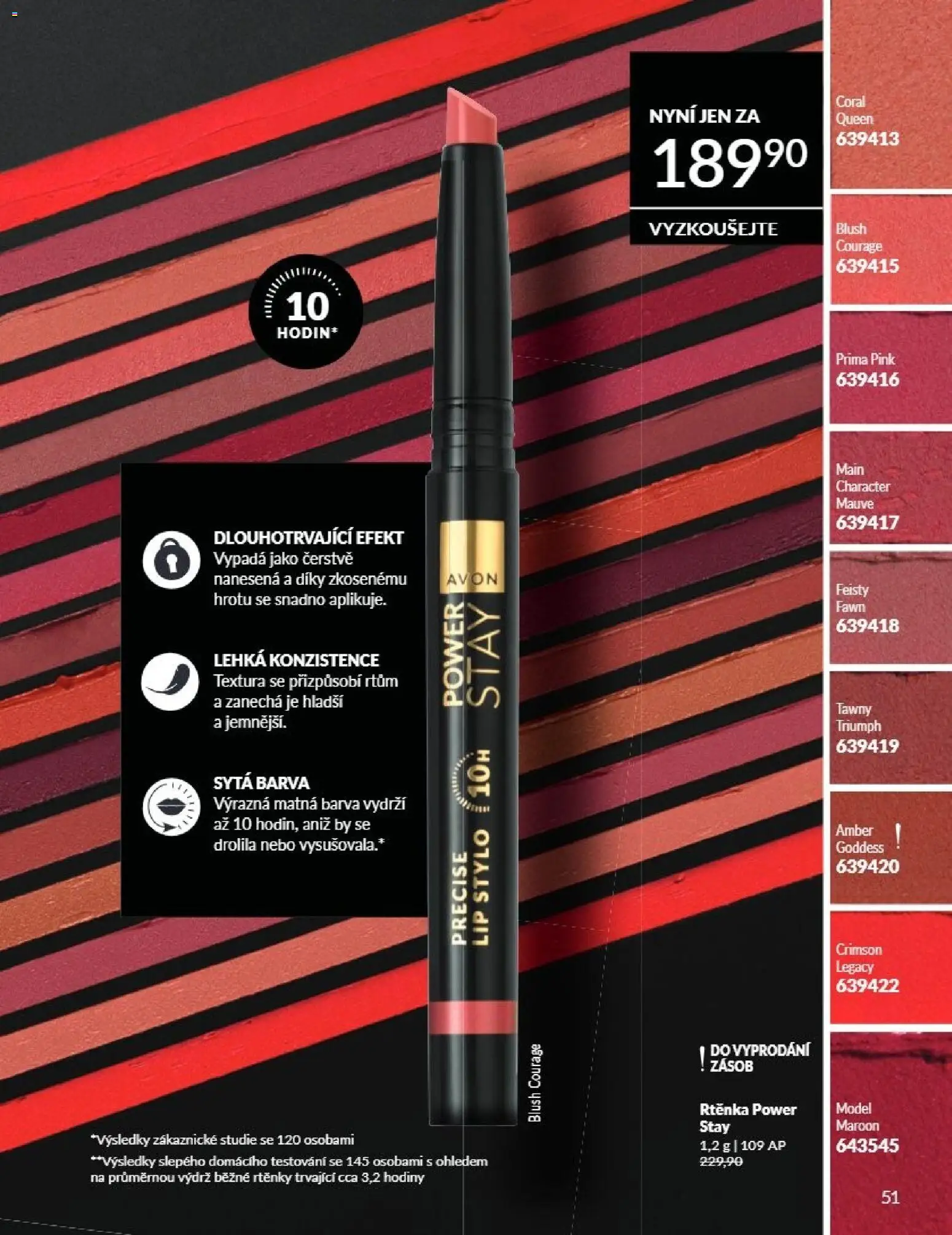 Avon Katalog 08/2026 od 01.08.2026 | Strana: 51 | Produkty: Hodiny, Rtěnka
