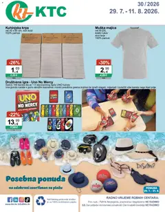 KTC - Katalog igračke i tekstil - Pregled kataloga iz trgovine KTC, vrijedi od 29.07.2026