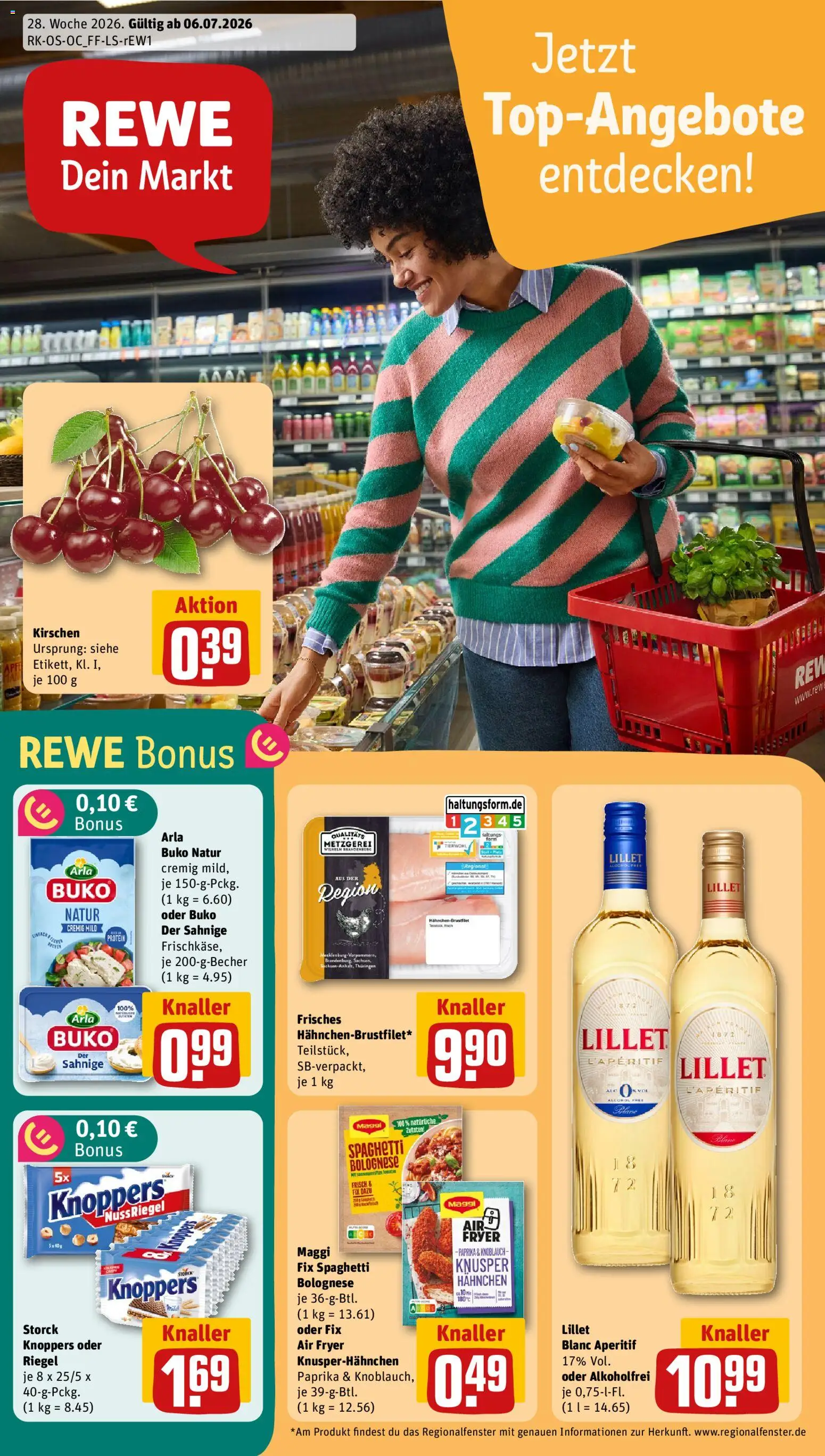 Rewe Prospekt – gültig ab 06.07.2026 | Seite: 1