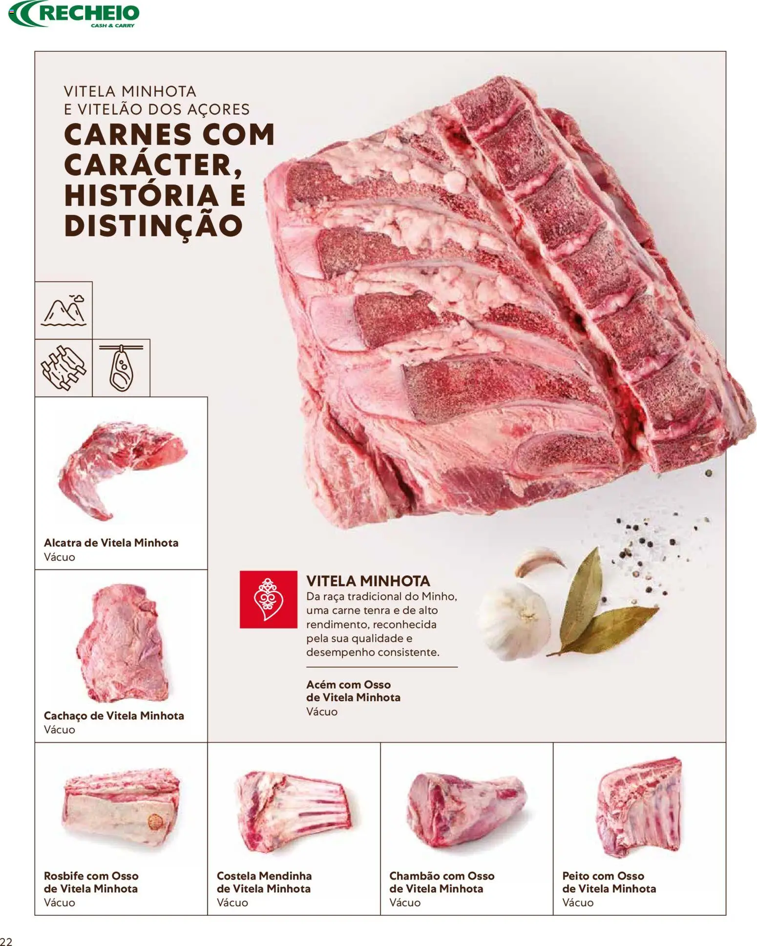 Recheio - Catálogo de Alfragide │ válido de 16/03/2026 | Página: 22 | Produtos: Vitela, Carne