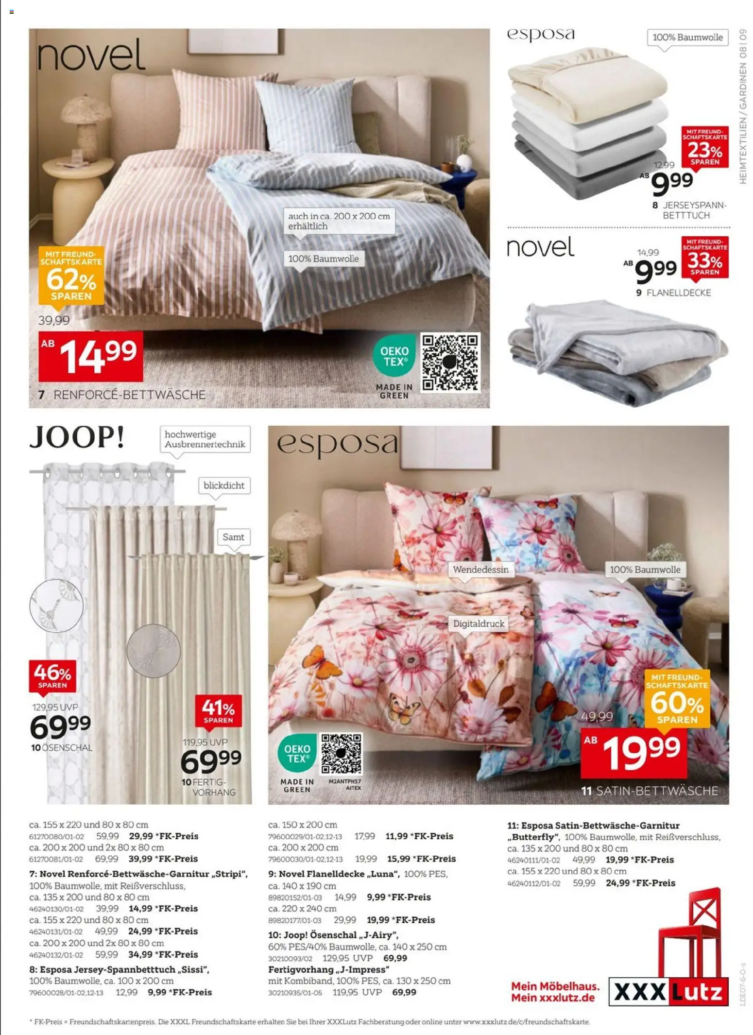 XXXLutz Wohnaccessoires – gültig ab 11.07.2026 | Seite: 9 | Produkte: Vorhang