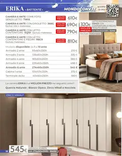 Anteprima del volantino Mondo Convenienza volantino Camere valido a partire dal 01/07/2026 | Pagina: 28 | Prodotti: Contenitore, Letto, Materasso, Armadio
