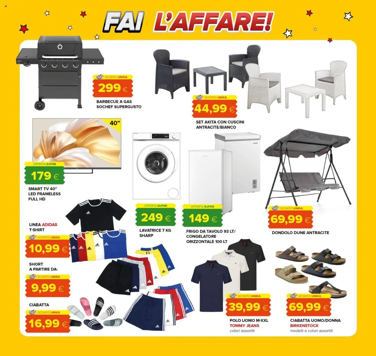 Volantino Oasi del 04.06.2026 | Pagina: 31 | Prodotti: smart TV, Lavatrice, Polo, Congelatore