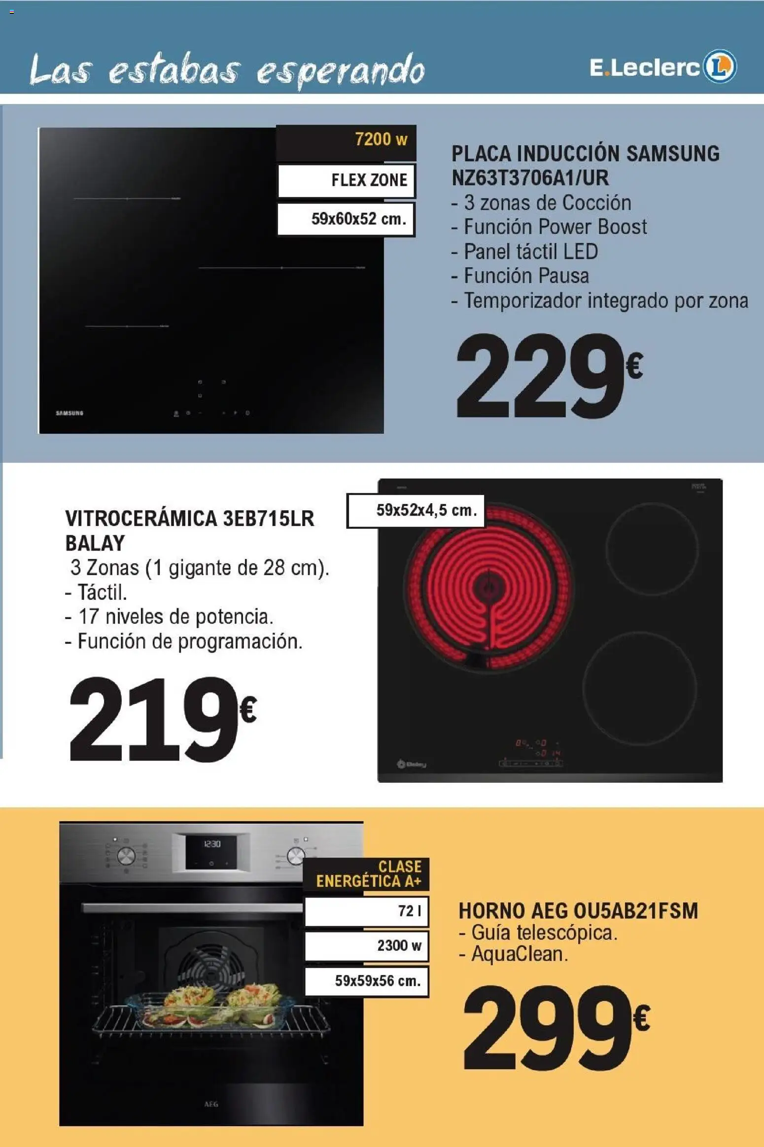 E.Leclerc folleto Electro │ válido desde el 14/10/2026 | Página: 5 | Productos: Horno