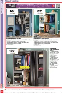 Brico Dépôt - Prévisualisation de Brico Dépôt catalogue Automne valide à partir de 17/09/2026 | Page: 86 | Produits: Penderie, Colonne, Kit dressing, Rideau