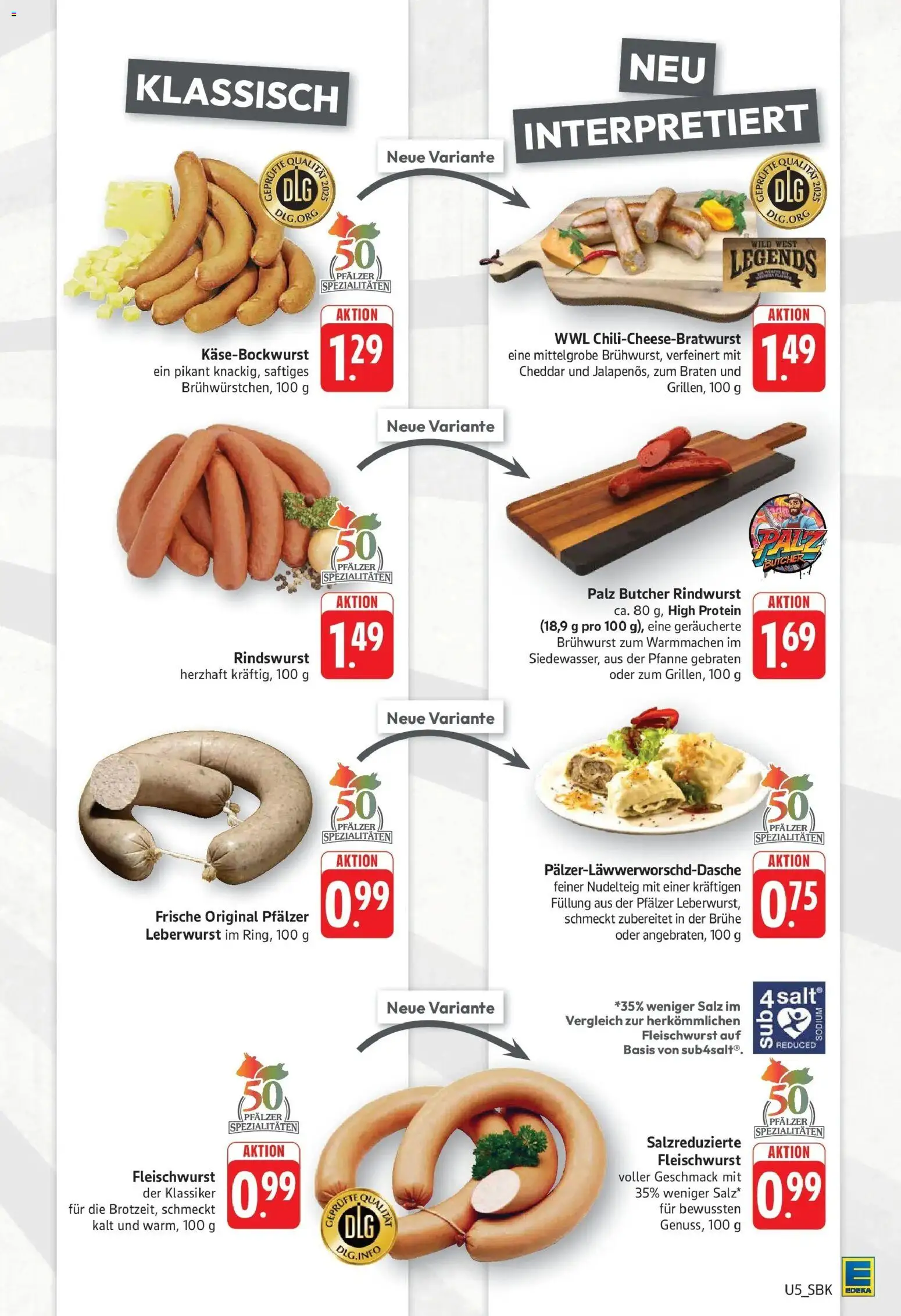 Edeka Prospekt Bruchsal (ab 26.10.2026) » Angebote Online | Seite: 5 | Produkte: Spezialitäten, Brühe, Salz
