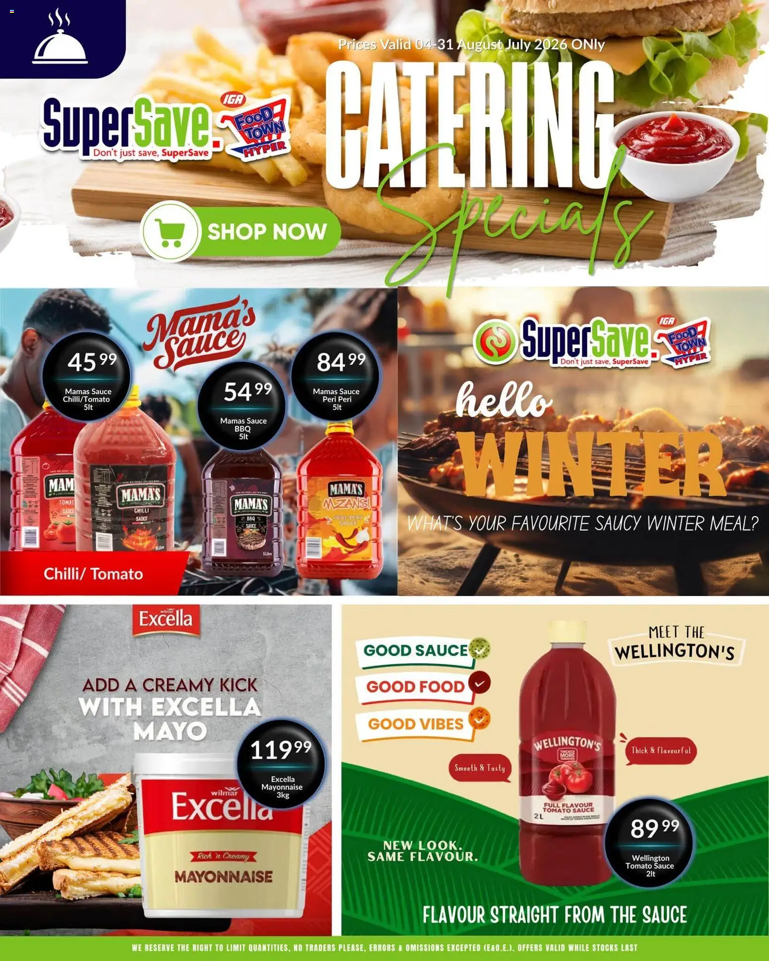 New Super Save catalogue – valid from 04/08/2026 | Page: 13 | Products: Tomato sauce, Mayonnaise, Sauce, Chilli