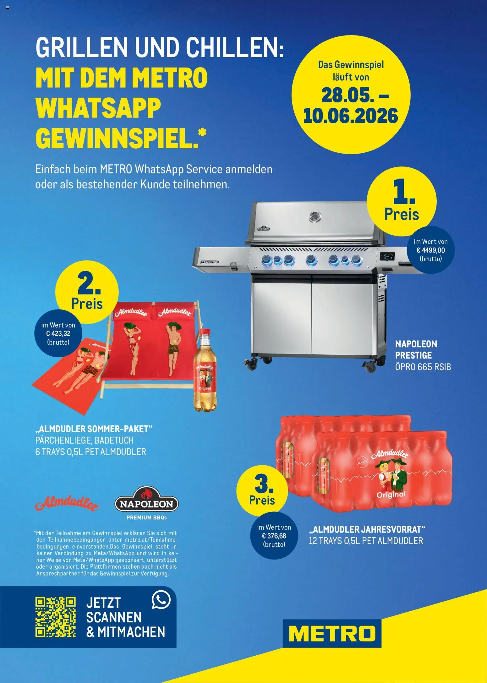 Metro angebote WhatsApp Gewinnspiel gültig ab 28.05.2026 | Seite: 1