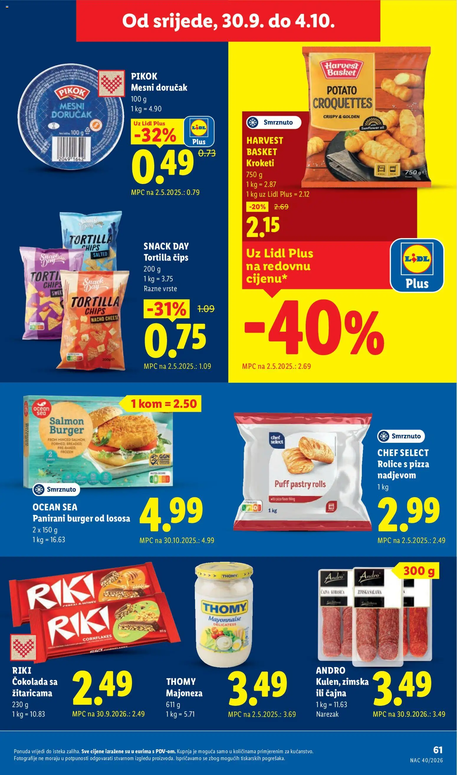 Lidl katalog | vrijedi od 28.09.2026 | Stranica: 61