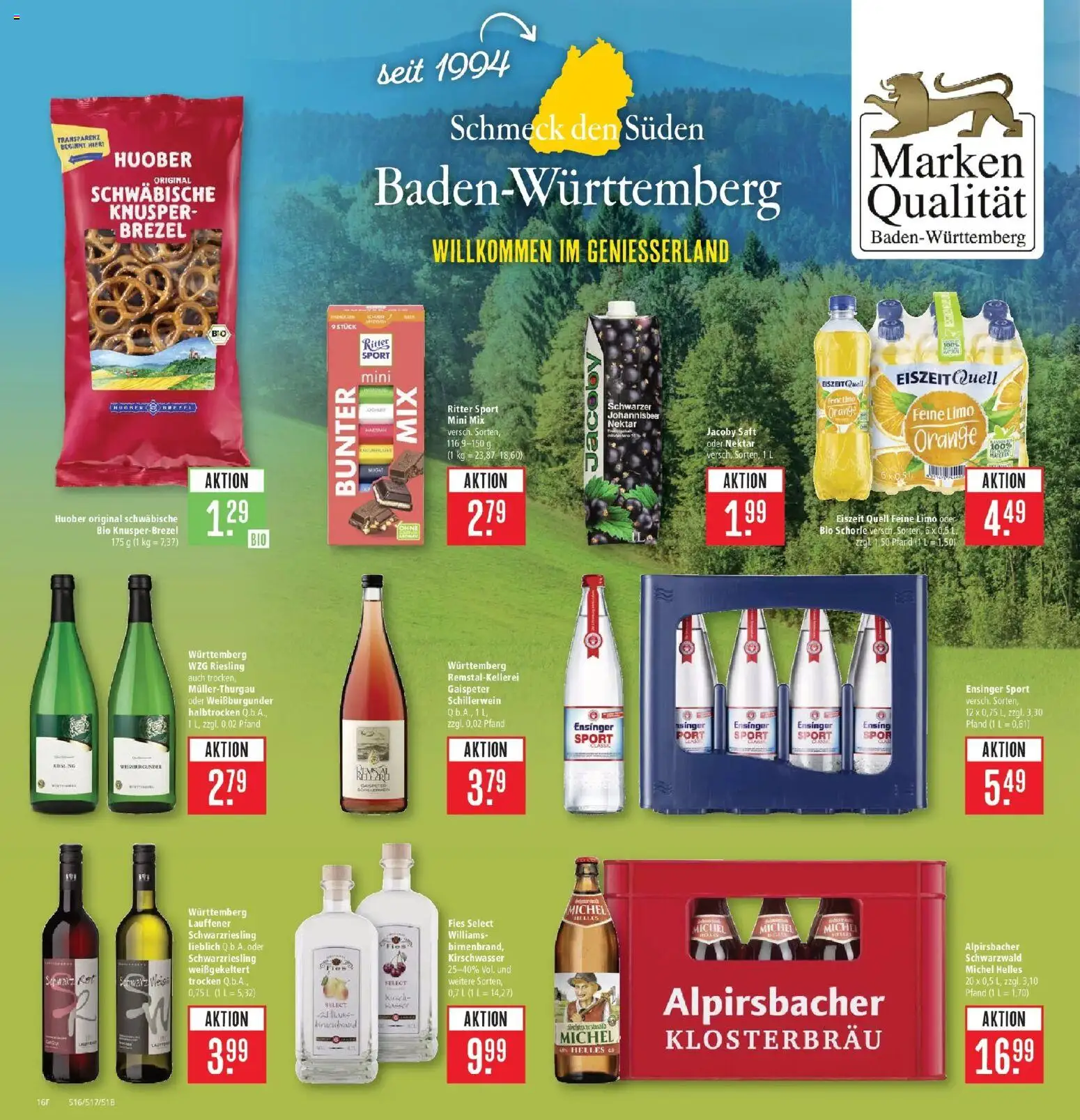 Marktkauf Prospekt Friedrichshafen (ab 19.10.2026) » Angebote online | Seite: 22 | Produkte: Ritter sport, Saft