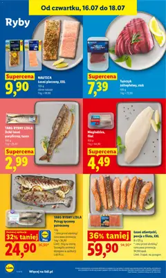 Náhled letáku Lidl Polsko leták od 16.07.2026 | Strana: 66 | Produkty: Ryby, Losos, Filet