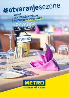Metro - Otvaranje sezone 2026 - Pregled kataloga iz trgovine Metro, vrijedi od 03.06.2026