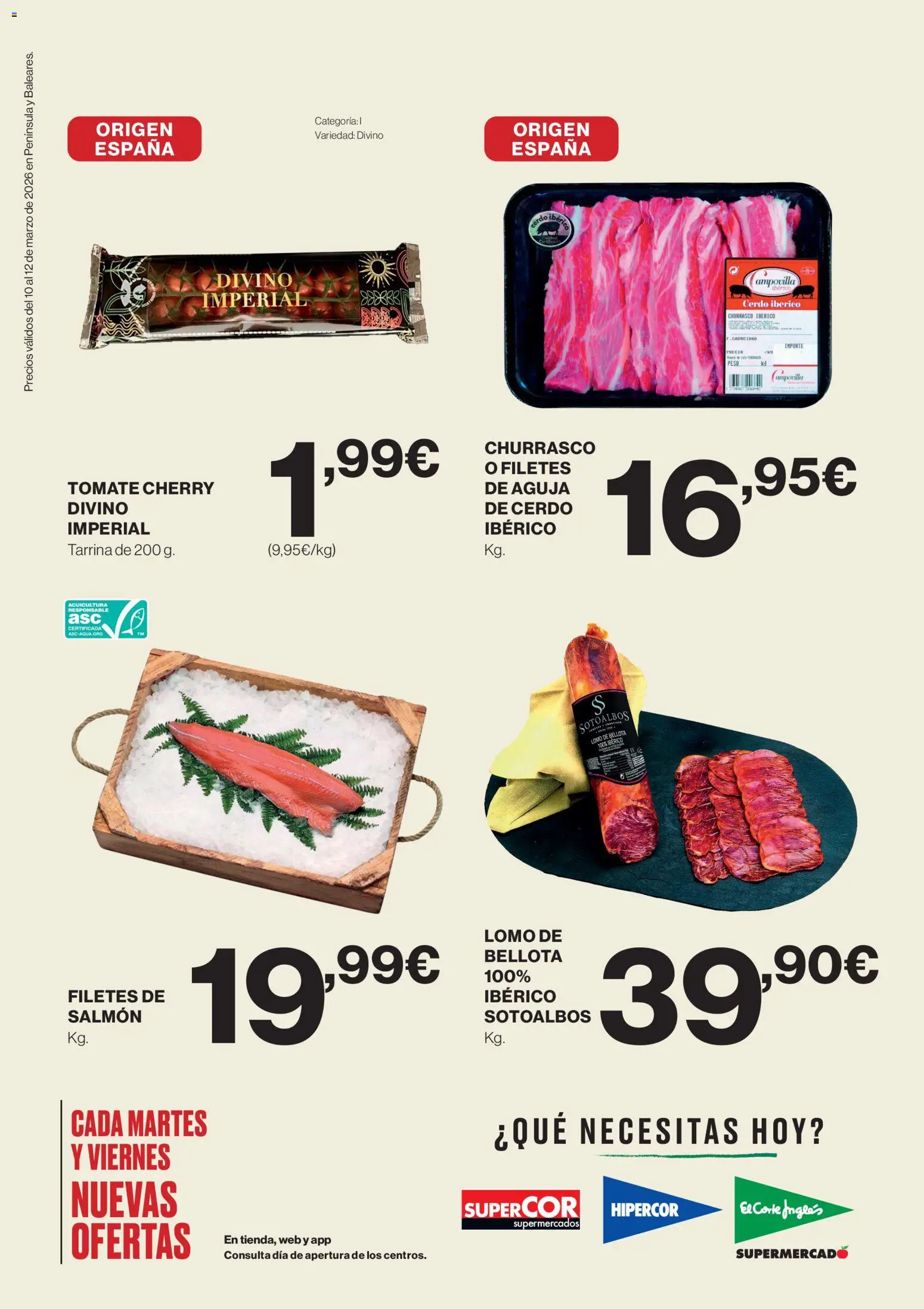 Supercor Península y Baleares │ válido desde el 10.03.2026 | Página: 2 | Productos: Cerdo, Peso