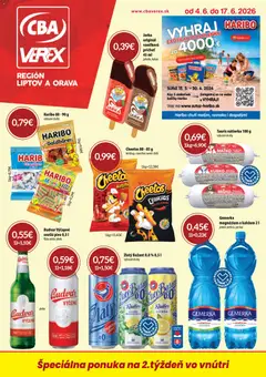 CBA Verex leták platný od 04.06.2026