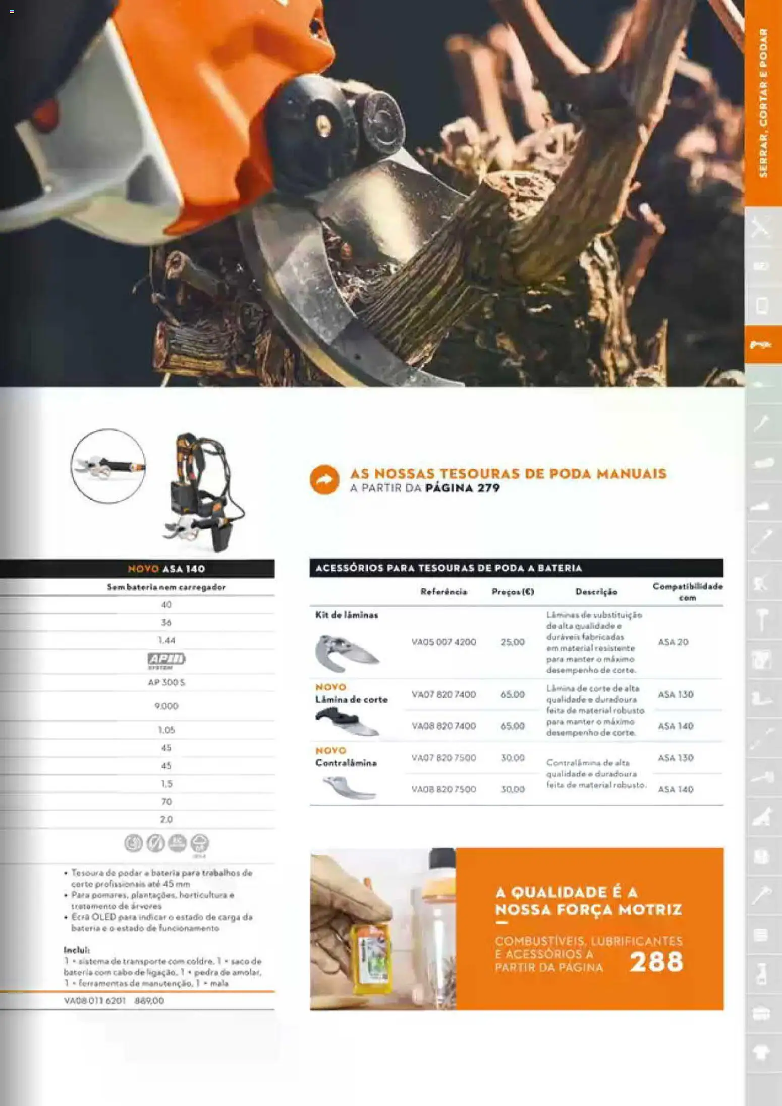 Stihl Catálogo │ válido de 07/09/2026 | Página: 71 | Produtos: Cabo, Saco, Ferramentas, Bateria